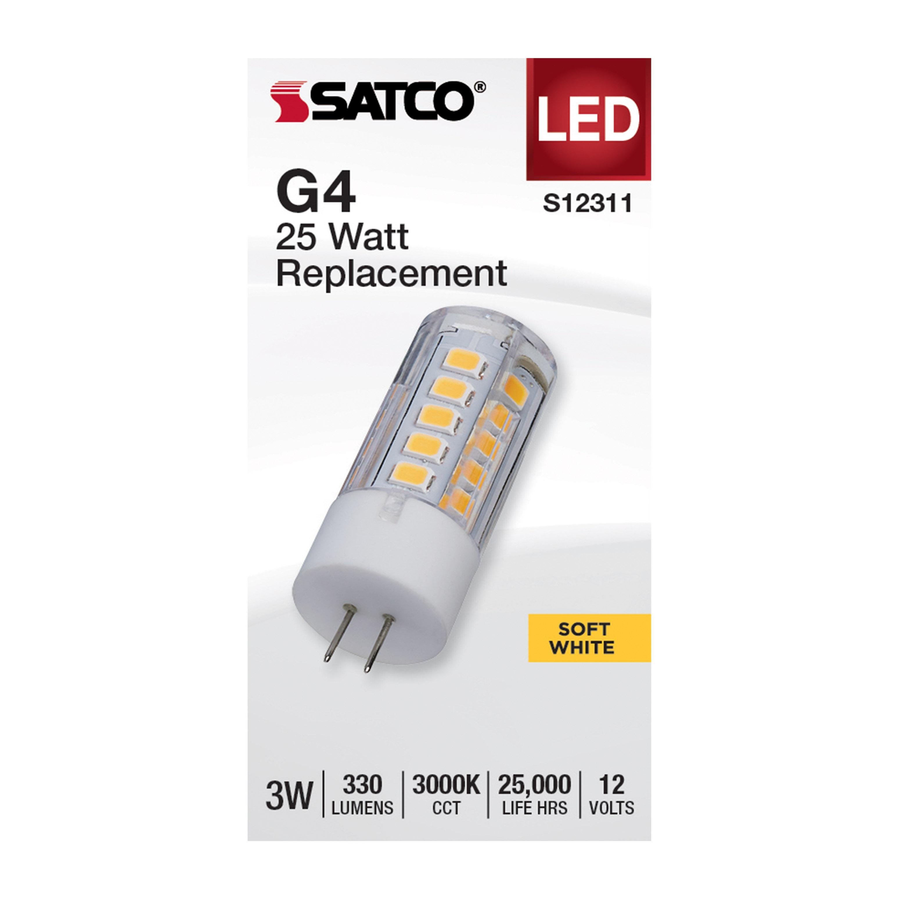 Picture of S12311 - 3 Watt T5 LED - Clear Finish - Bi Pin G4 Base - 3000K - 12 Volt