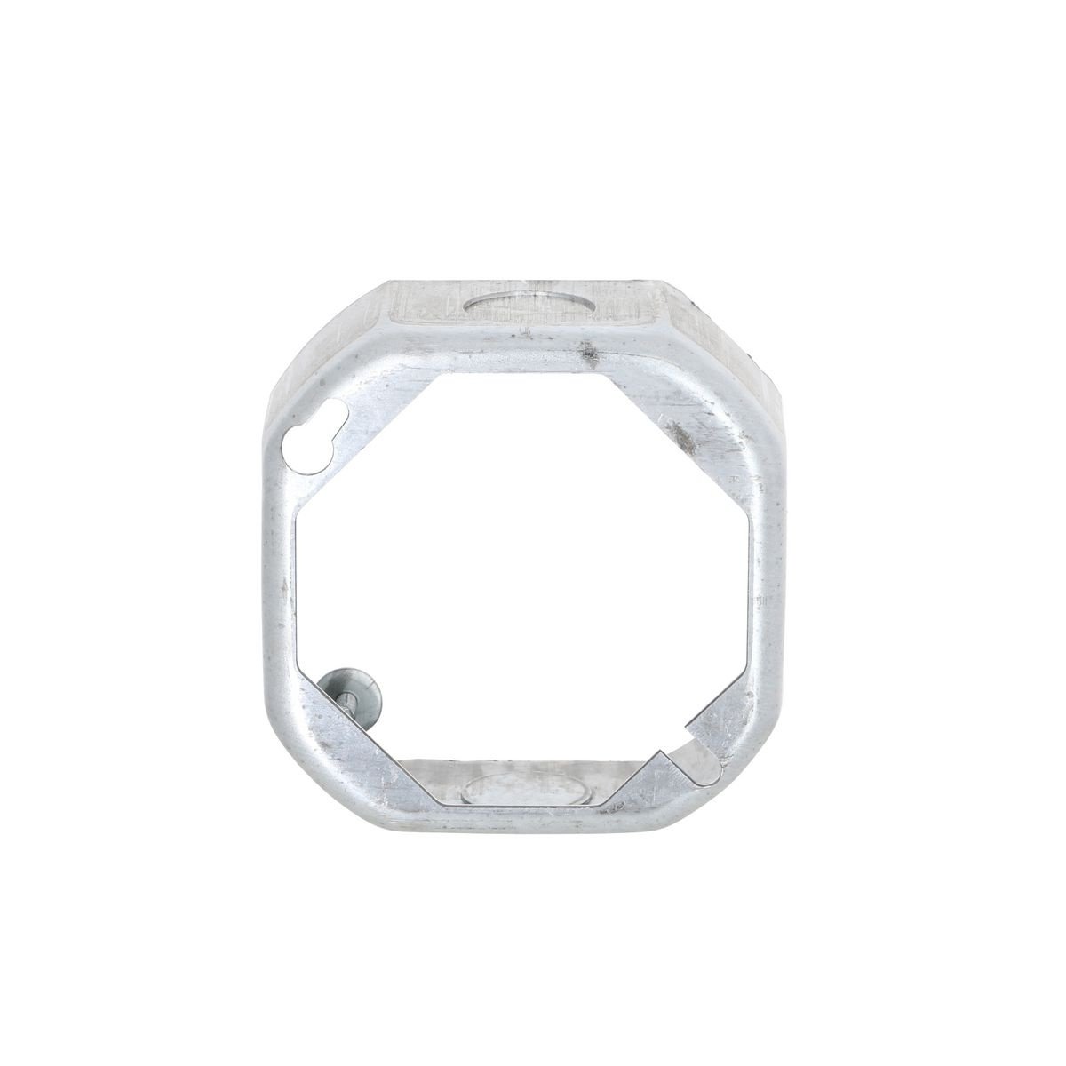 Picture of 128 - 4 in. Octagon Extension Ring, Drawn, 1-1/2 in. Deep, Four 1/2 in. KO's
