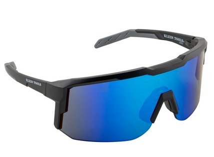 KLE 03002 BLUE MIRROR BLADE SAFETY GLASSES POLARIZED