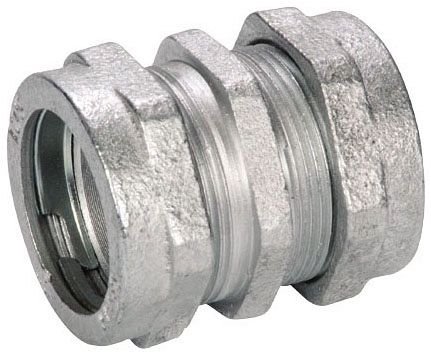 NTCC-50 - MALLEABLE IRON RIGID COMPRESSION COUPLINGS, 1/2”