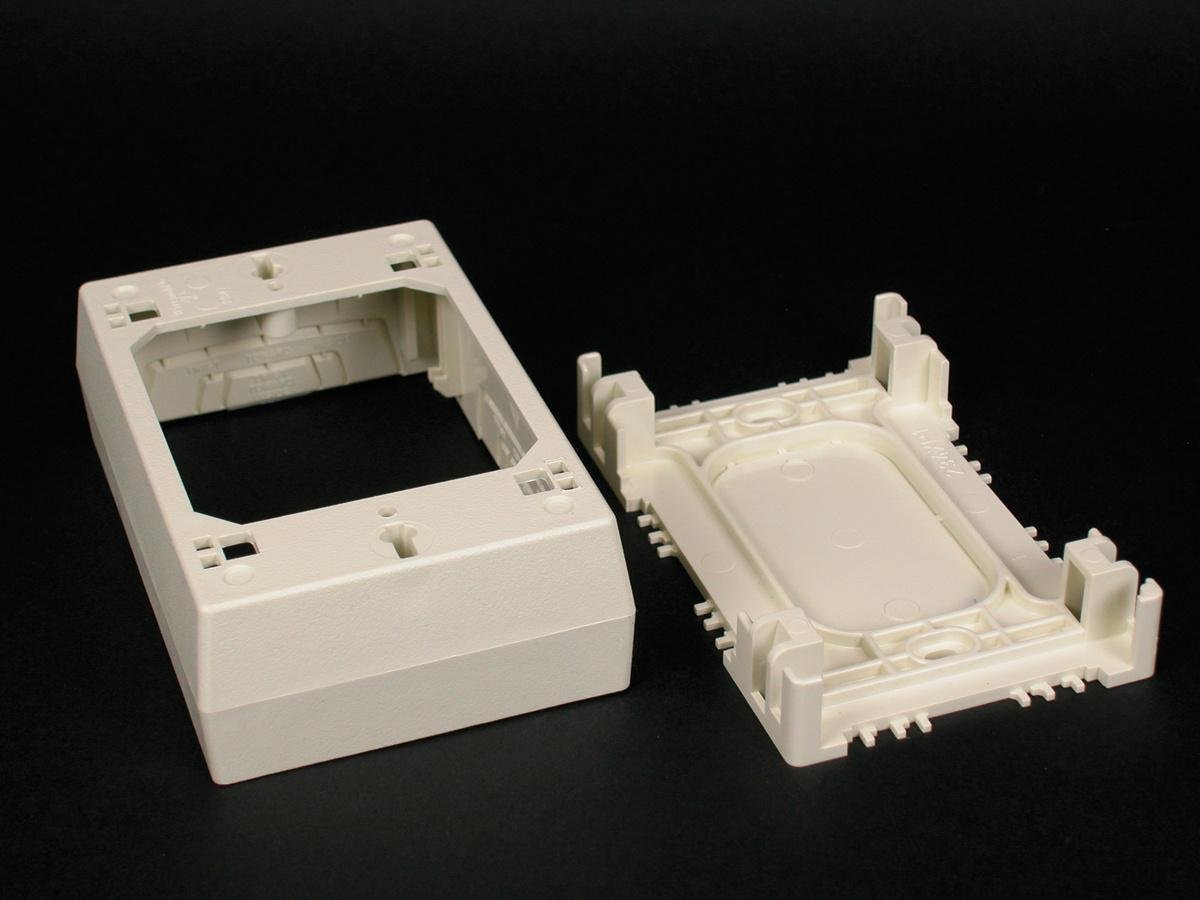 2347 - Wiremold 400/800/2300/2300D Series One-Gang Device Box, Ivory