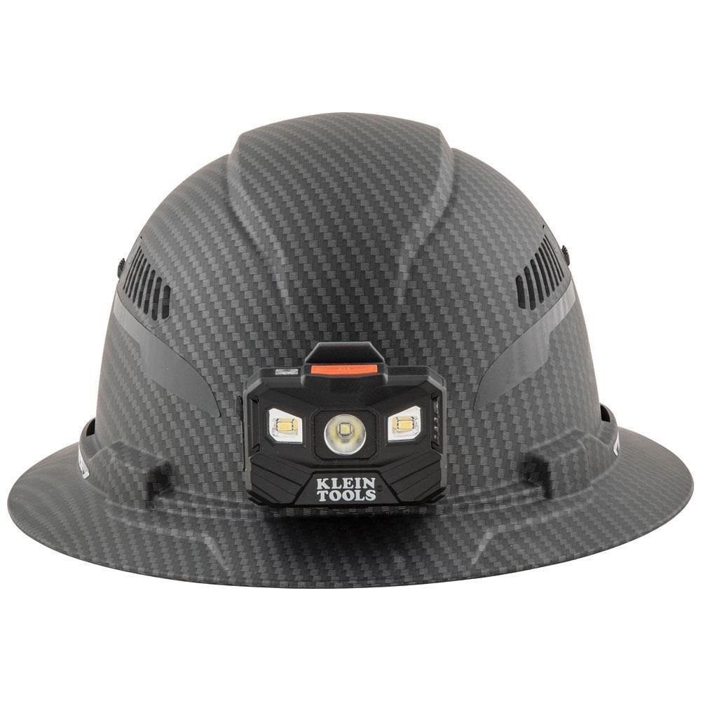 Picture of 60347 - Hard Hat, Premium KARBN™ Pattern, Vented Full Brim, Class C, Lamp