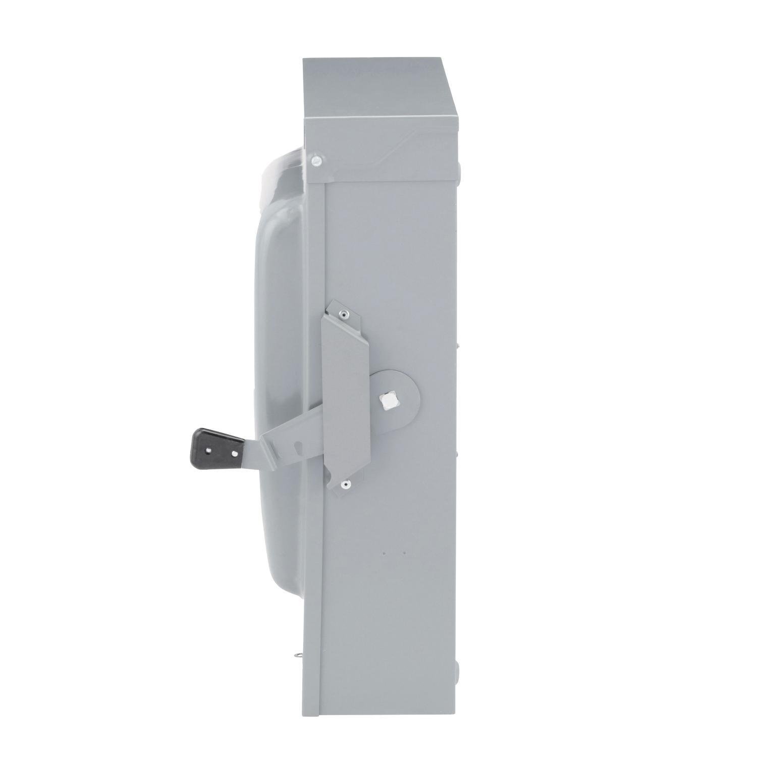 Picture of D325NR - Safety switch, general duty, fusible, 400A, 3 pole, 125hp, 240VAC, NEMA 3R, neutral factory installed