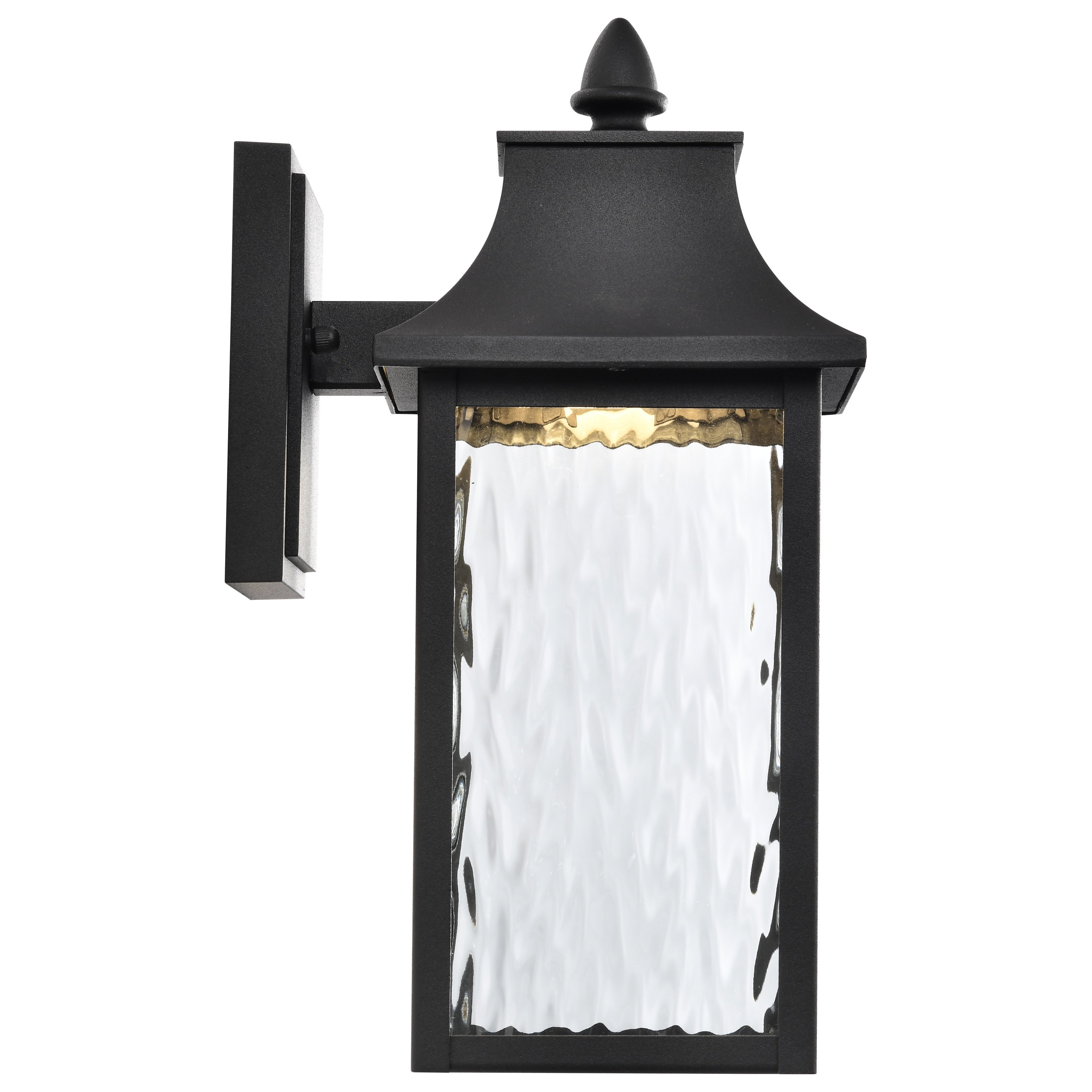 SAT 62-5997, Austen 1 Light LED Small Outdoor Wall Fixture in Matte Black