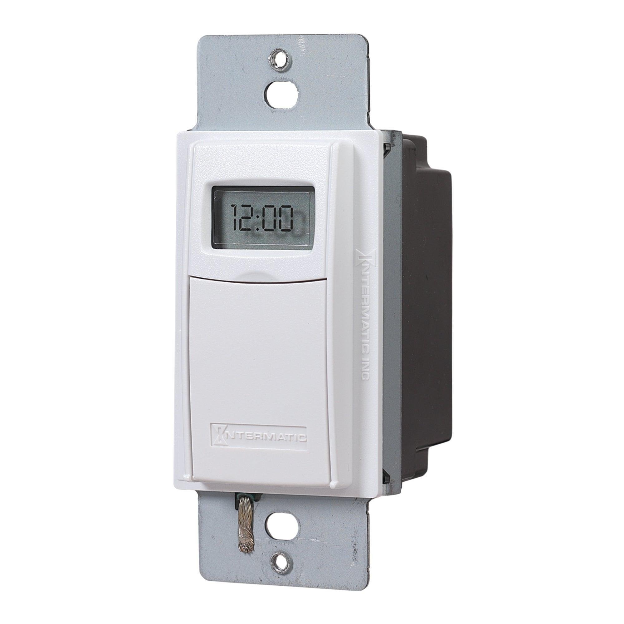EI600WC - 7-Day Heavy-Duty Programmable Timer, 120-277 VAC, 20A, White