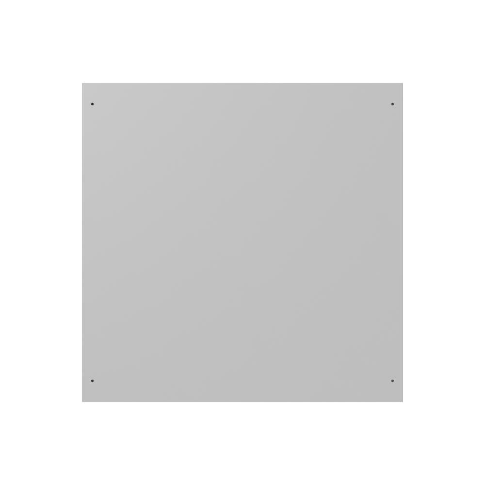Picture of 303010-SC1-NK - 30x10x30 Screw Cover Type 1 UL Listed Steel No Knockouts ANSI 61 Gray Cover With Teardrop Slots Mounting Holes In Back