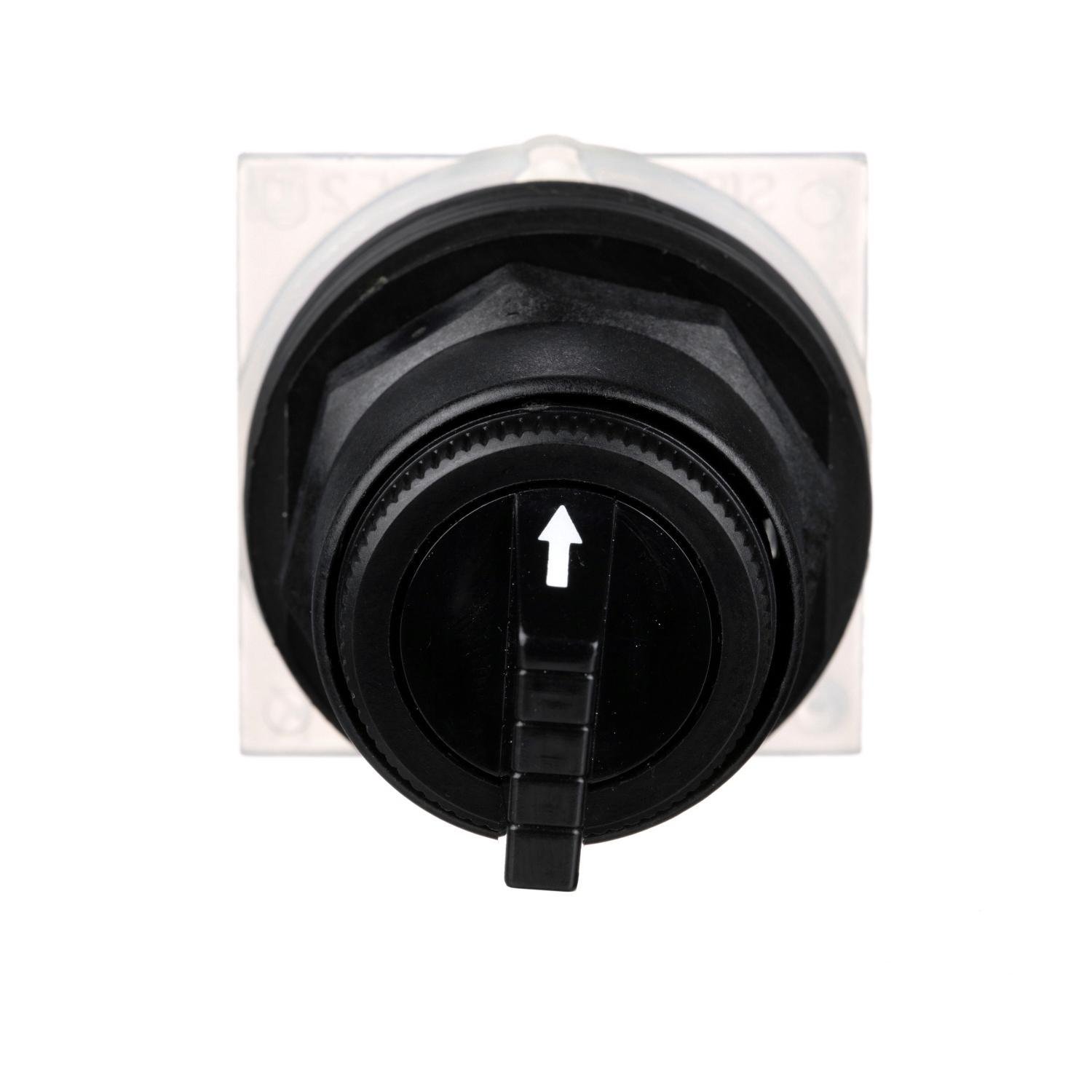 9001SKS43B - 30mm Push Button, Type SK, selector switch, 3 position, C cam, black knob