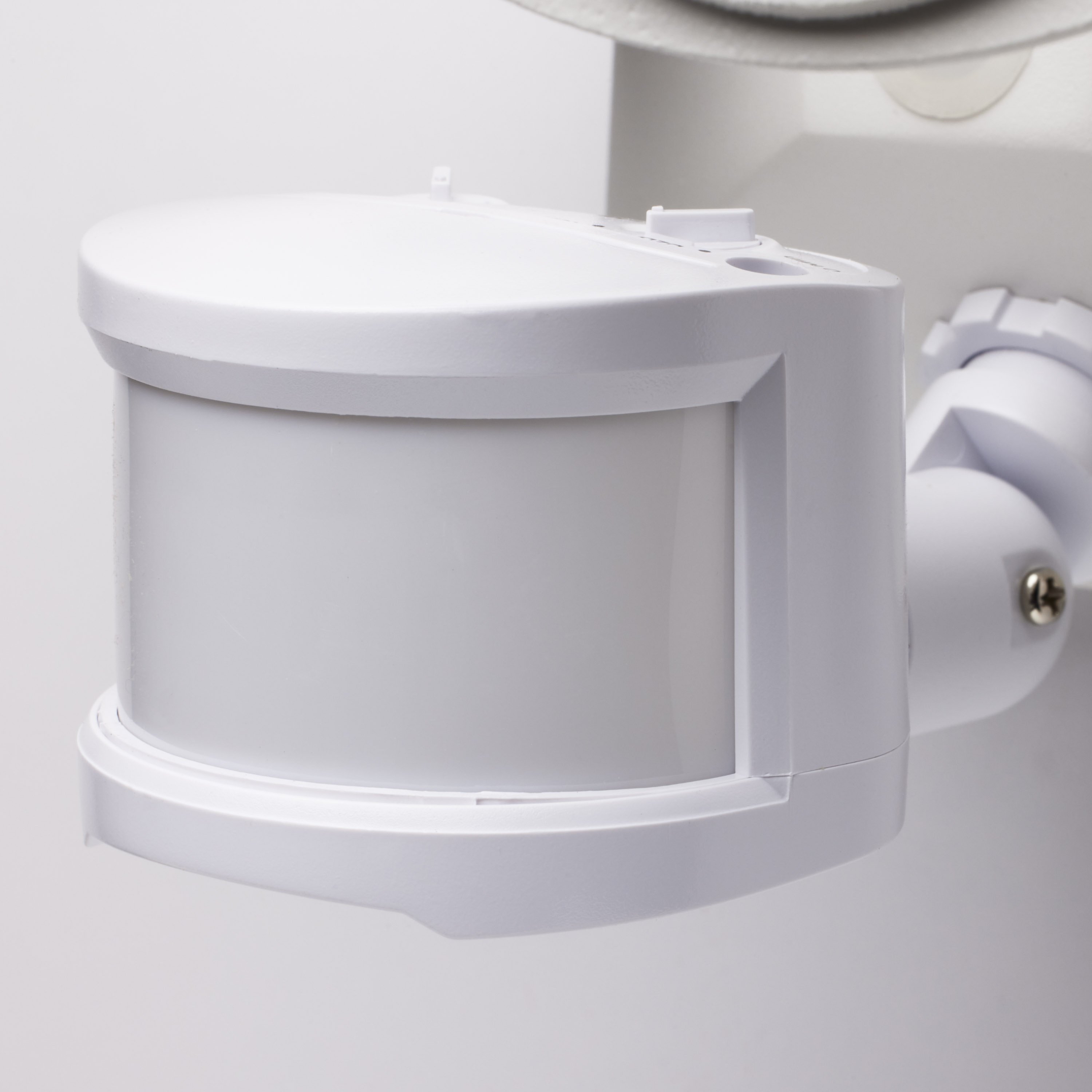 Picture of 65-211 - LED Security Light - Dual Head - White Finish - 3000K - with Motion Sensor - 120V