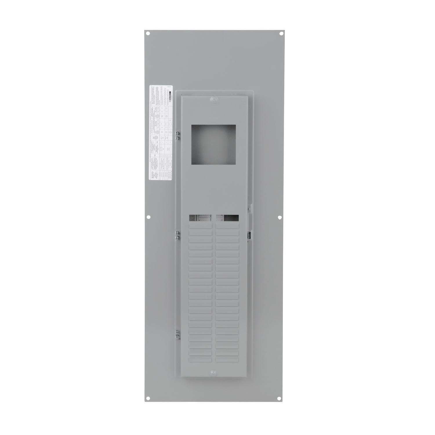 Picture of QOC342MQS - Replacement cover, QO, for 42 space load center with QDL main breaker, surface, gray