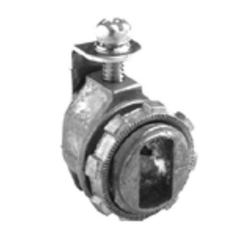 560-DC2 - Connector, Strap, Single Screw, Zinc Die Cast, Trade Size 3/8 Inch FMC.