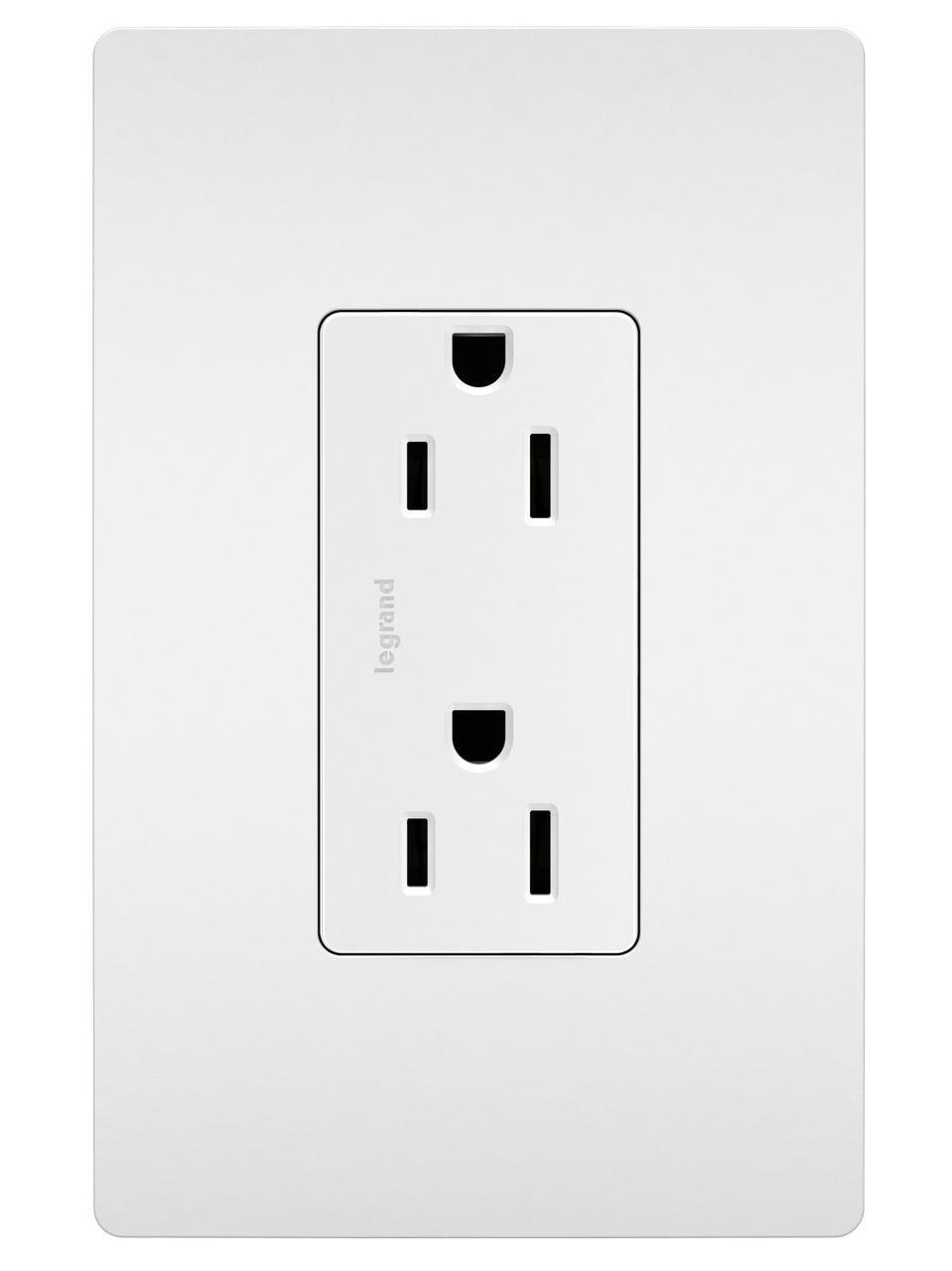 Picture of 885-W - radiant® Outlet, White