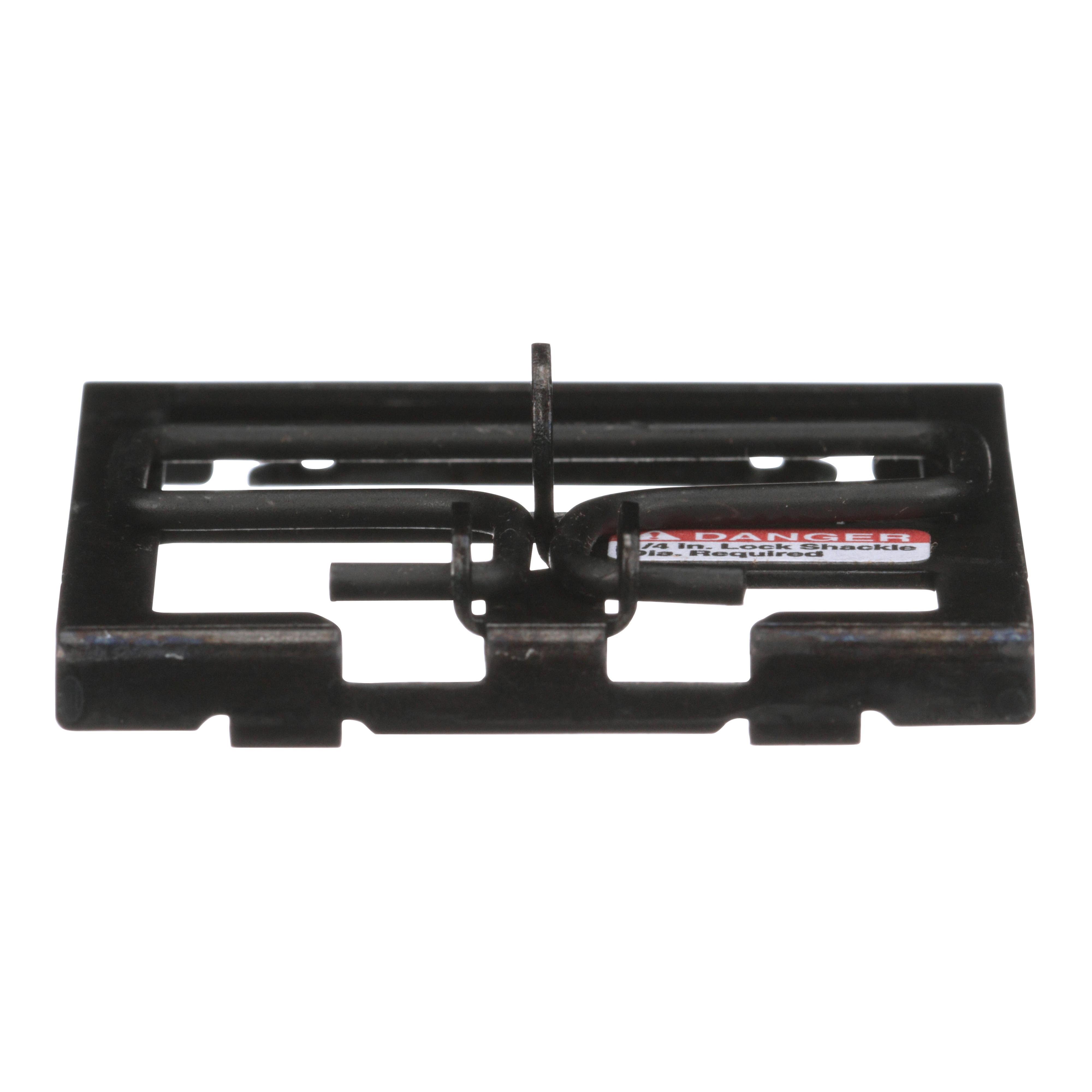 Picture of HOM2PALA - Mini circuit breaker accessory, Homeline, handle padlock attachment, 15A to 70A, 2 pole std breakers, on/off lock