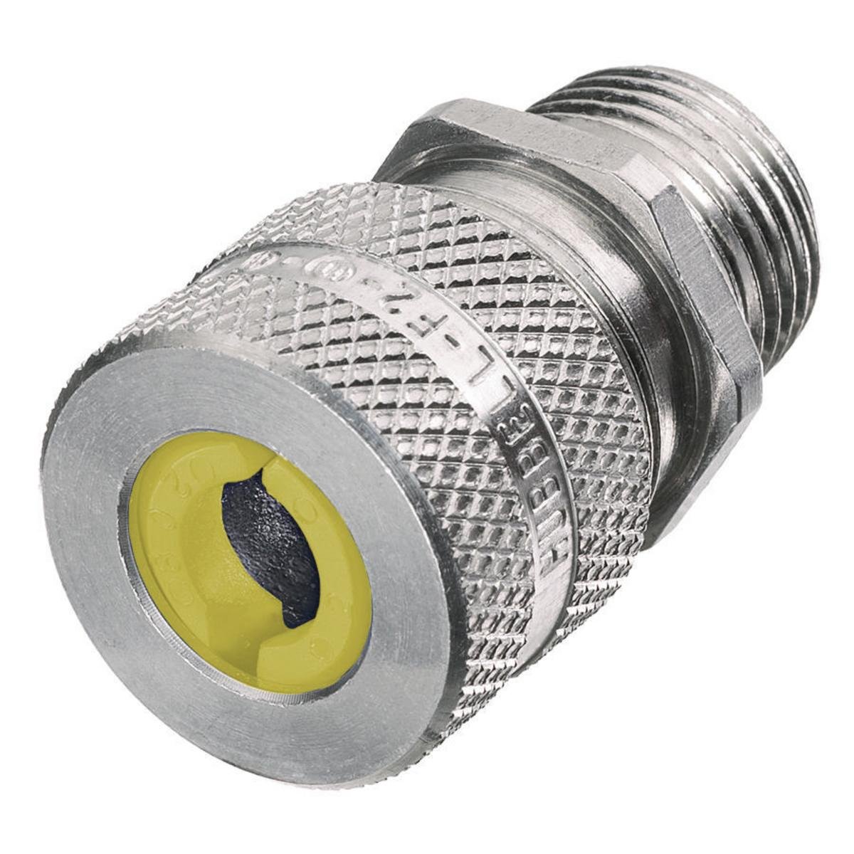 SHC1037 - Kellems Wire Management, Cord Connectors, Straight Male, .63-.75", 3/4", Aluminum