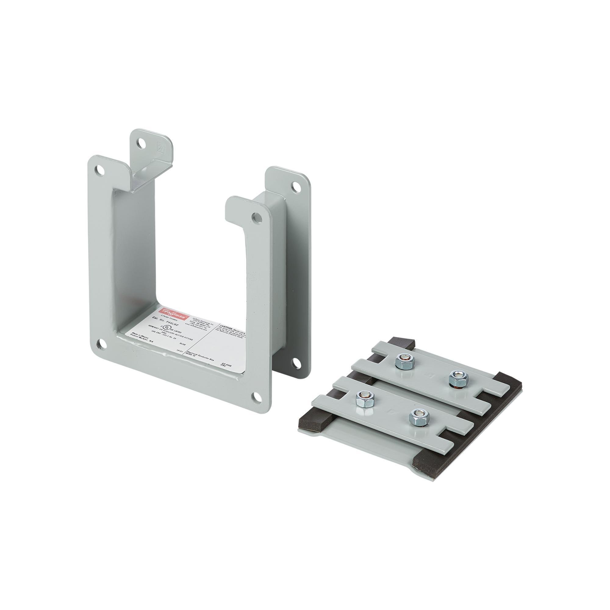 F44LN2 - Nipple Lay-in Hinged-Cover, 4.00x4.00x2.00, Gray, Steel