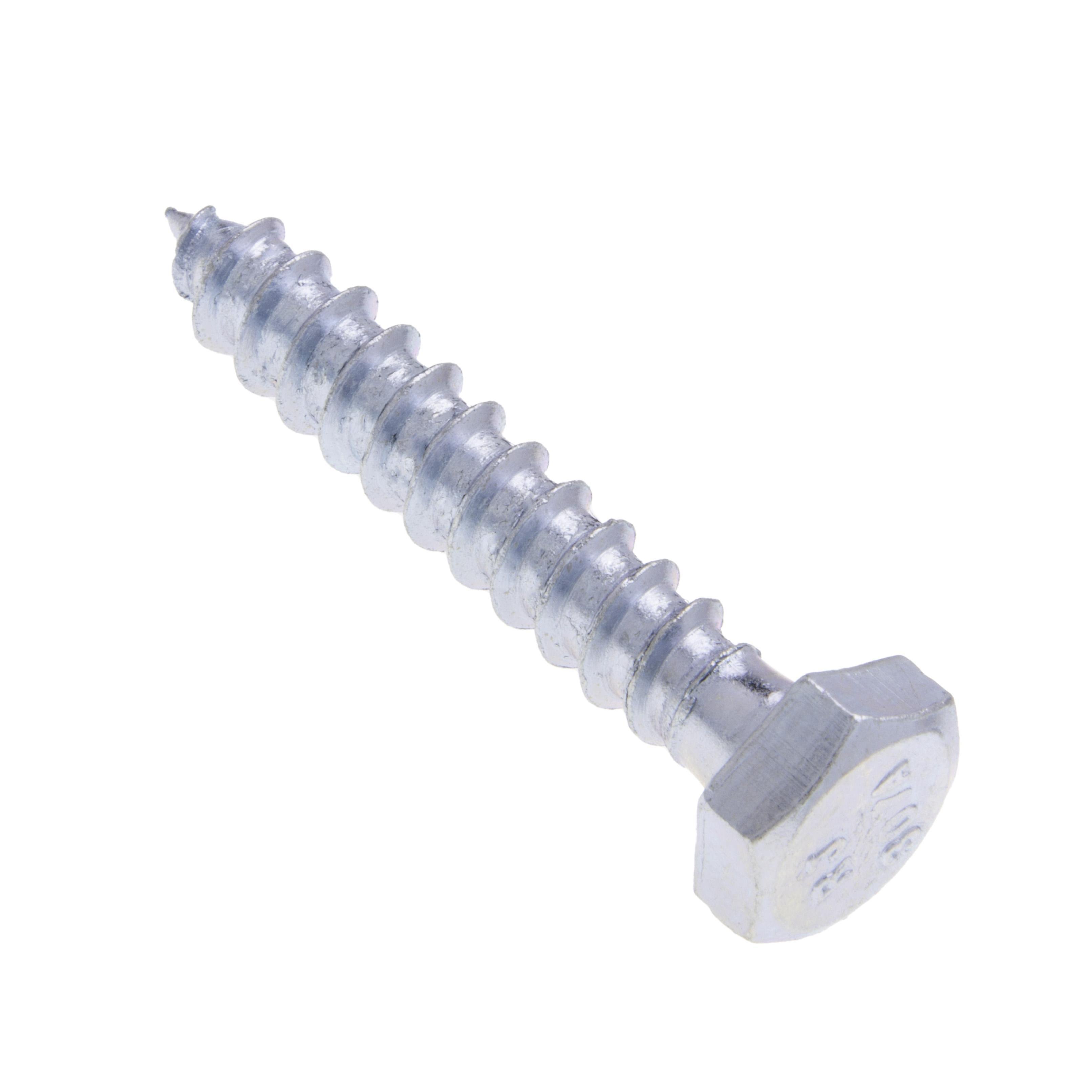 JBLS38 - Bolts 1/4 X 1-1/4 Hx Lag Blt St-zn (Jar 100 )