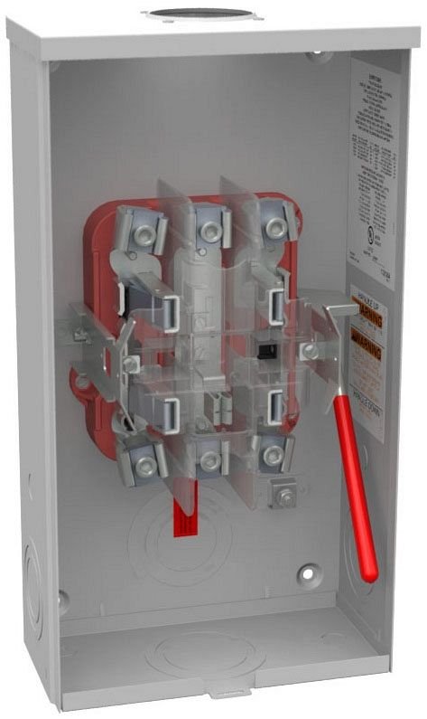 U2048-RL - 5 Terminal Ringless Small Hub Open Lever Bypass M-089