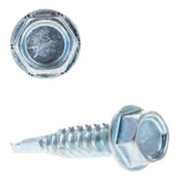 Picture of TK121J - Self-Drilling Screw, 12 x 1, Hex Washer