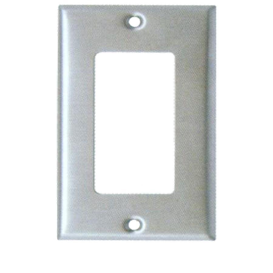 430 Stainless Steel Wall Plates 1 Gang Decorative/GFCI