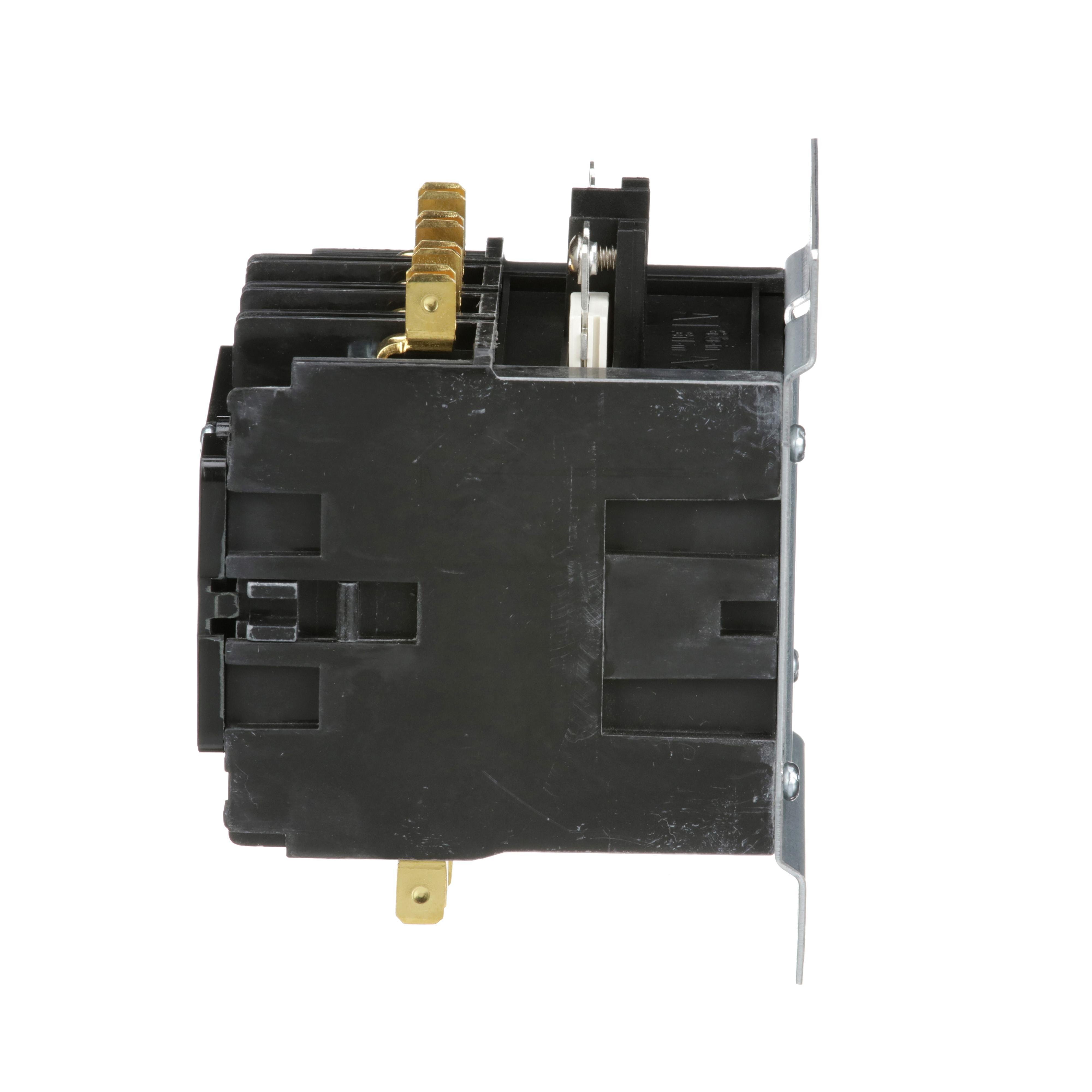 Picture of 8910DPA34V09 - Contactor, Definite Purpose, 30A, 4 pole, 20HP at 575VAC, 3 phase, 208/240VAC 60Hz 220VAC 50Hz coil, open
