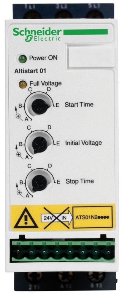 ATS01N212RT - soft starter for asynchronous motor, Altistart 01, ATS01, 12A, 460 to 480V