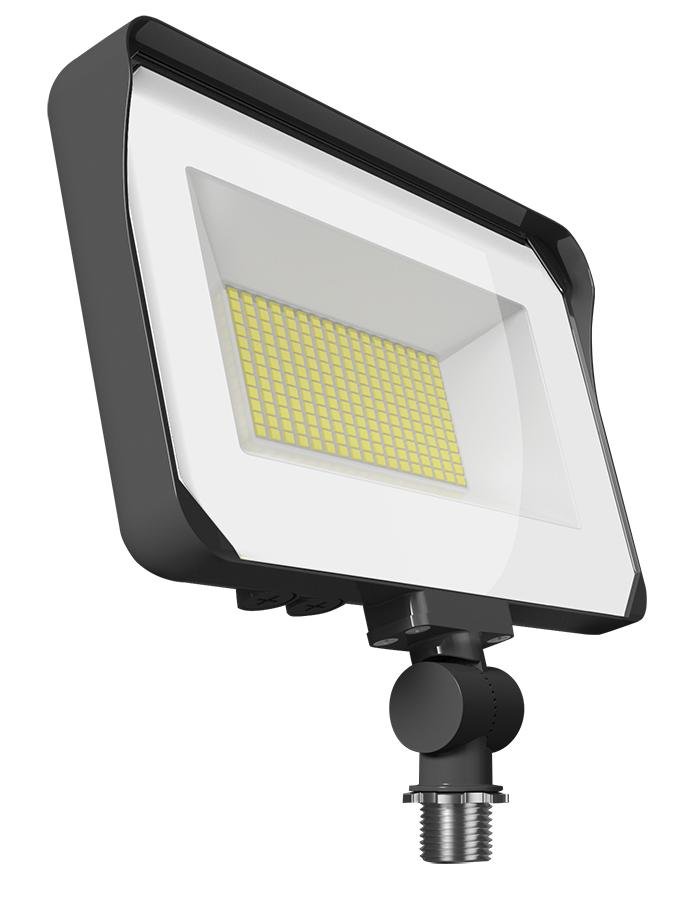 X34M - Rab X34 Led Flood Light - 45 | 55 | 65W - Cct Selectable - 6,346 Thru 9,718 Lumens - Knuckle Mount - 120-277V - Bronze