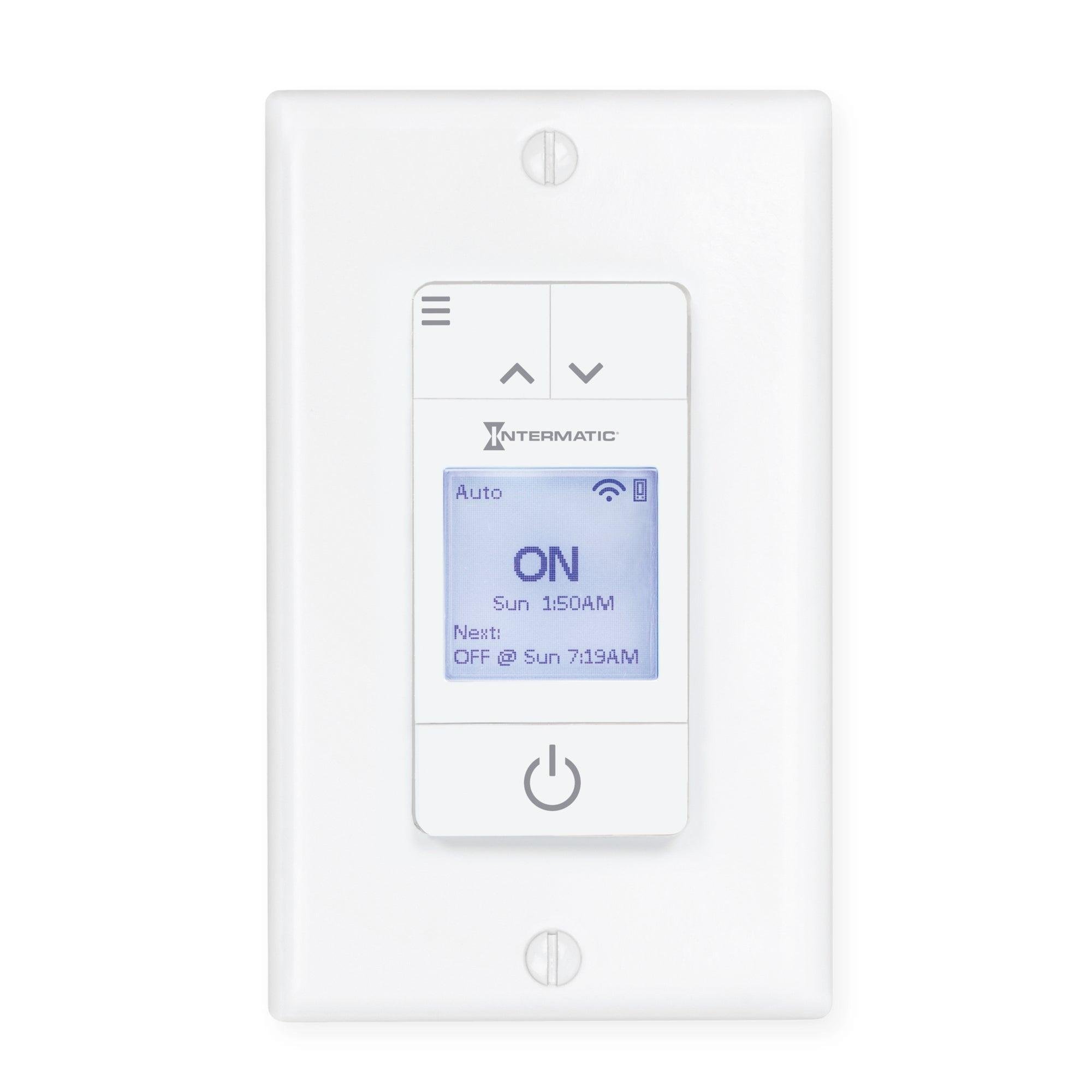 STW700W - Ascend® Smart 7-Day Programmable Wi-Fi Timer, 120 VAC, 15A, White