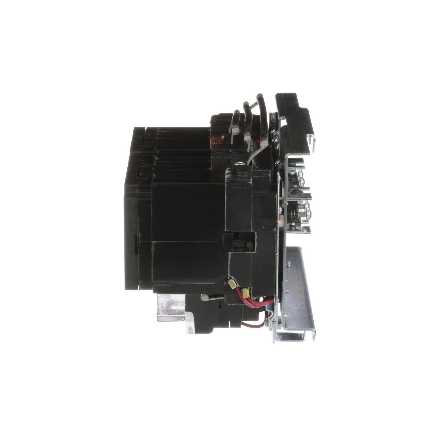 Picture of 8736SDO2V02S - NEMA starter, Type S, reversing, horizontal, Size 2, 45A, 25HP at 575VAC, 5kA SSCR, 3 phase, 3 pole, melting alloy overload, 120VAC coil, open [TAA]
