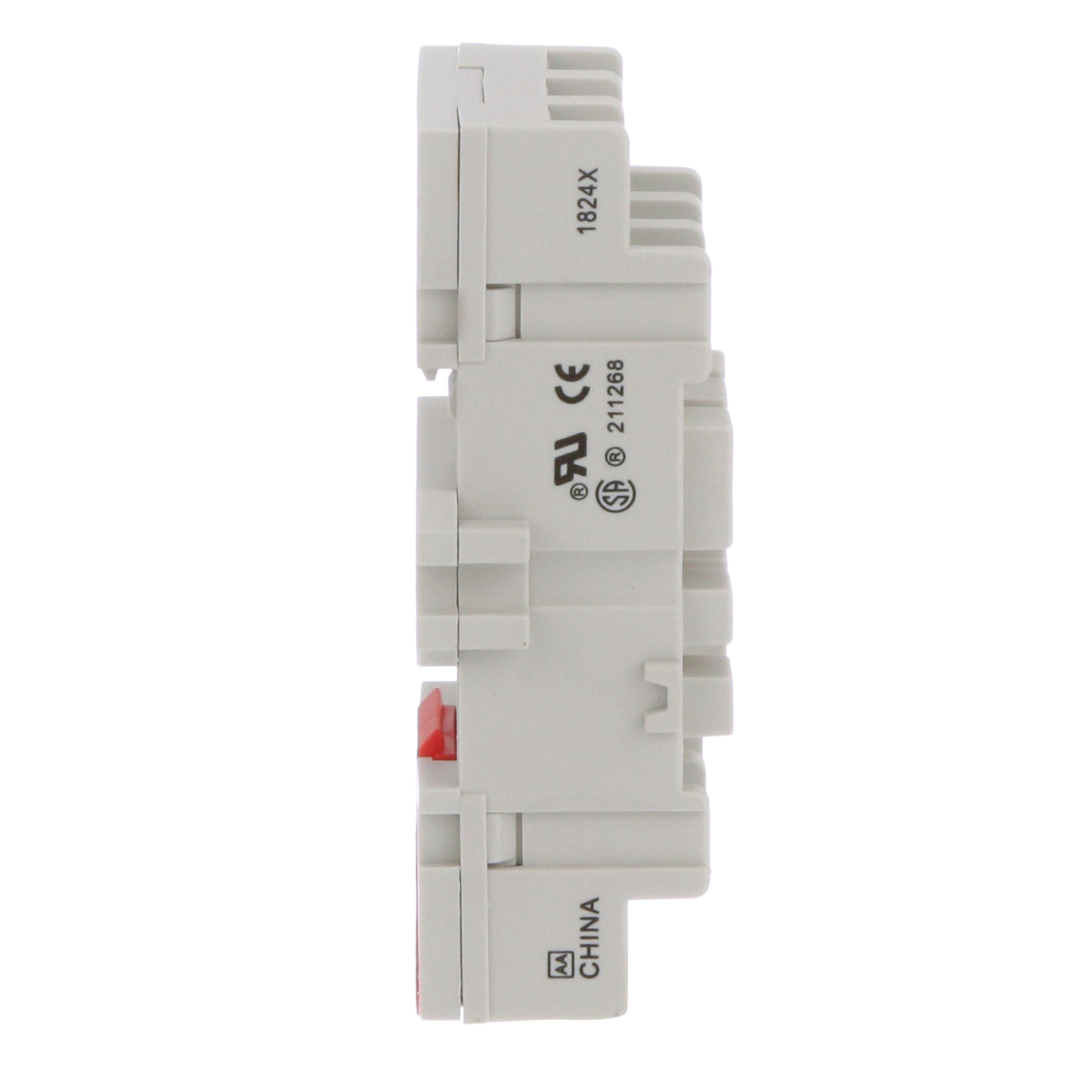Picture of 8501NR82B - Plug in relay, Type N, relay socket, 11 blade, double tier, for 8510KU relays, bulk packaged