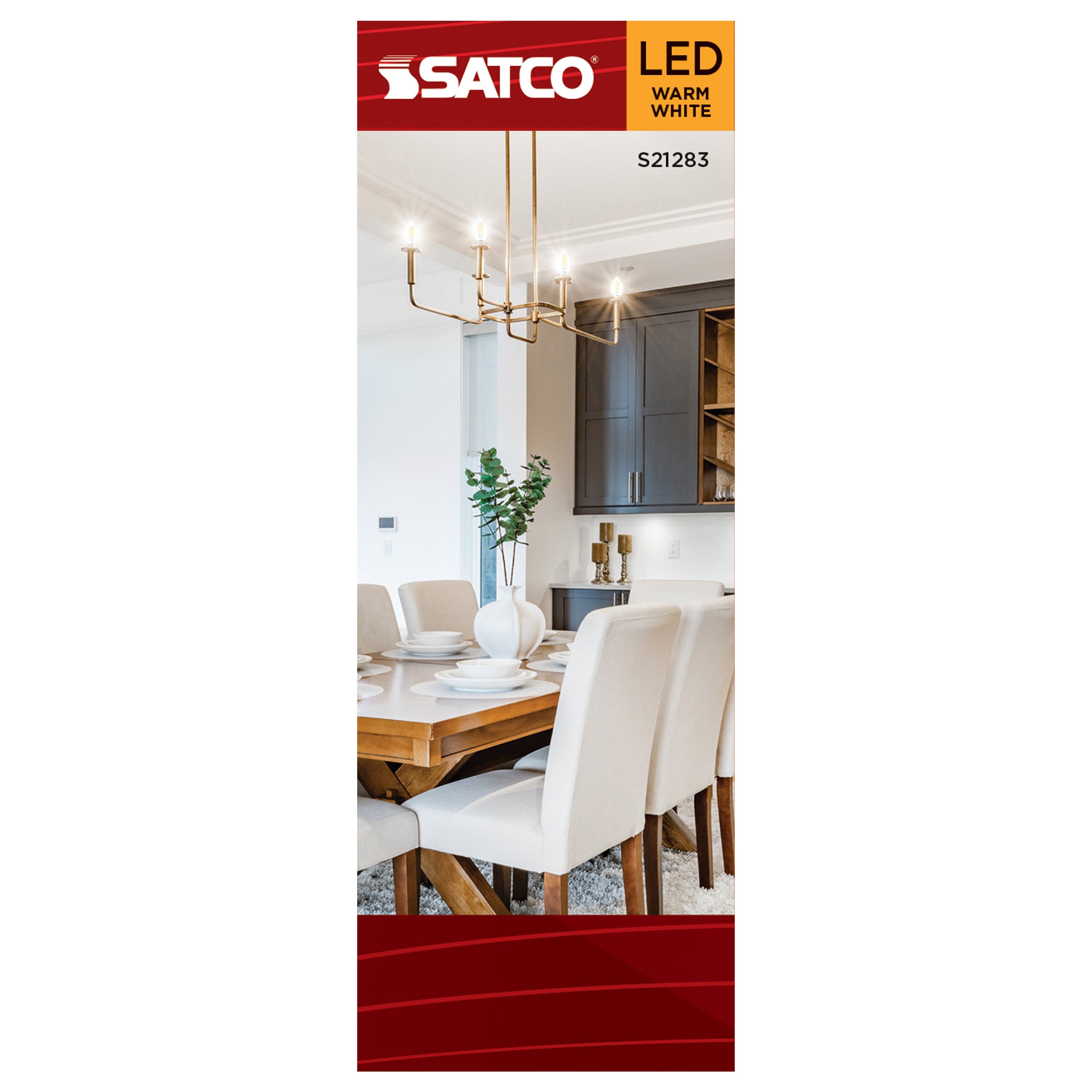 Picture of S21283 - 3 Watt B11 LED - Frost - Medium base - 90 CRI - 2700K - 120 Volt