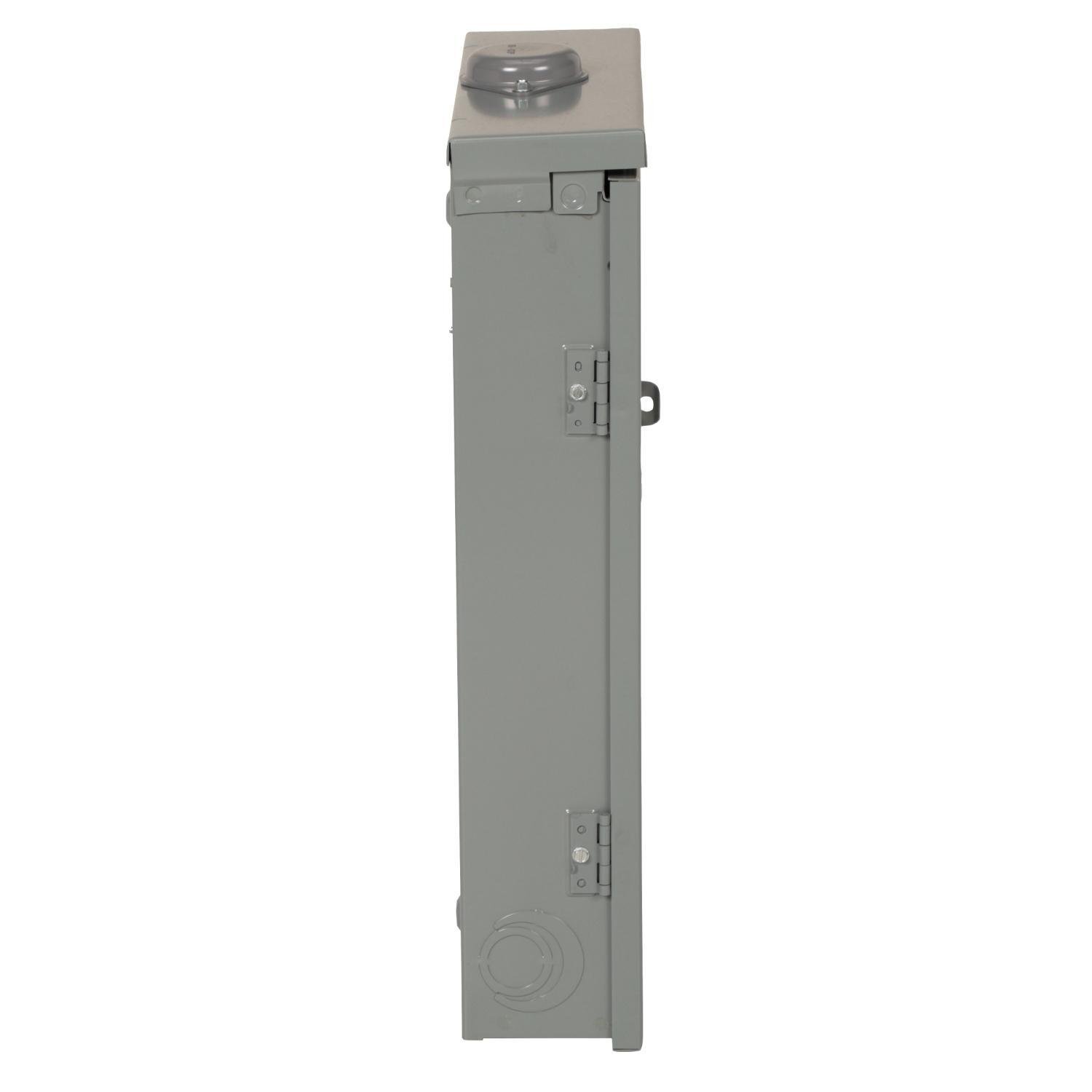 QO124L125PGRB - Load center, QO, 1 phase, 24 spaces, 34 circuits, 125A convertible main lugs, PoN, NEMA3R, gnd bar