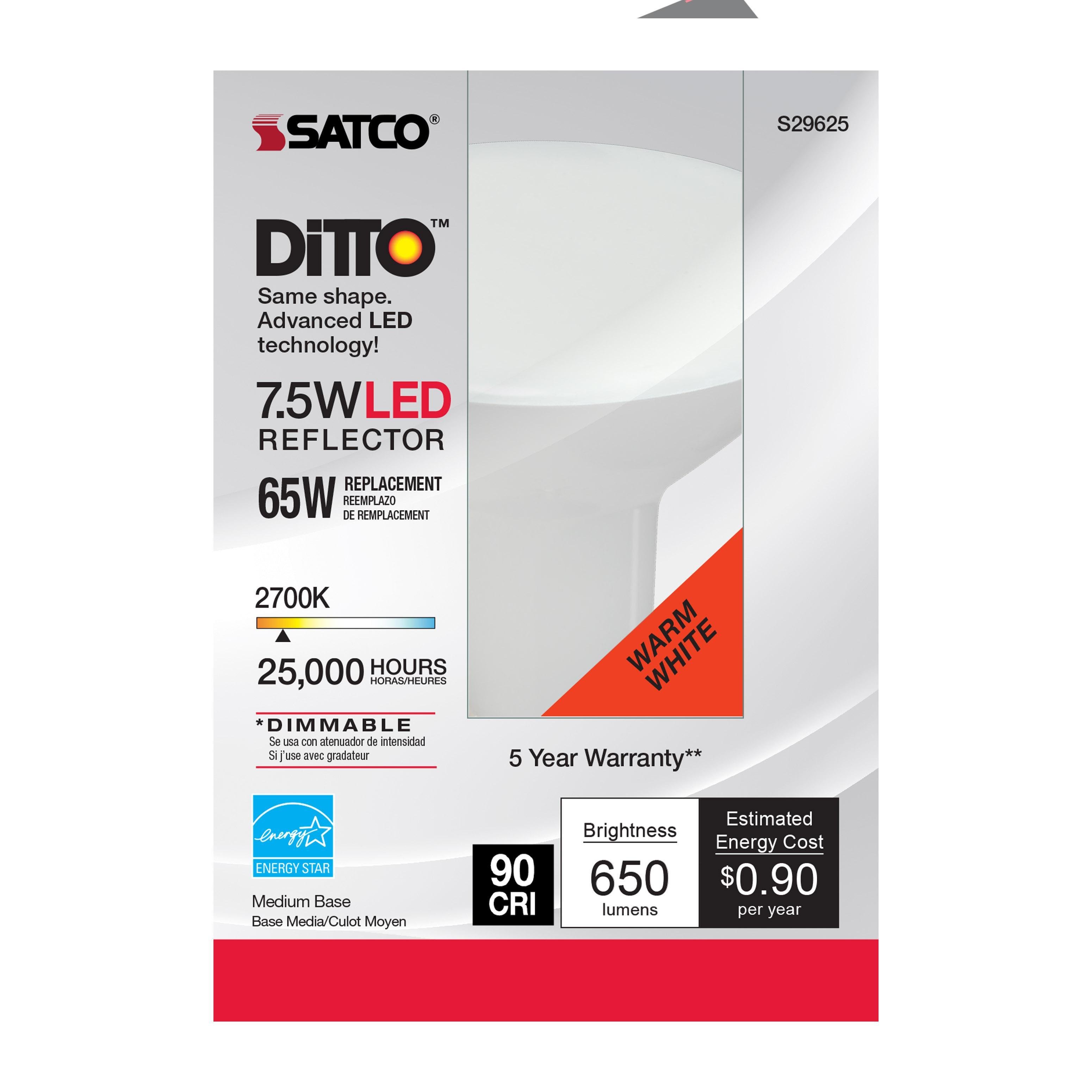 Picture of S29625 - 7.5 Watt - BR30 LED - 2700K - Medium base - 120 Volt