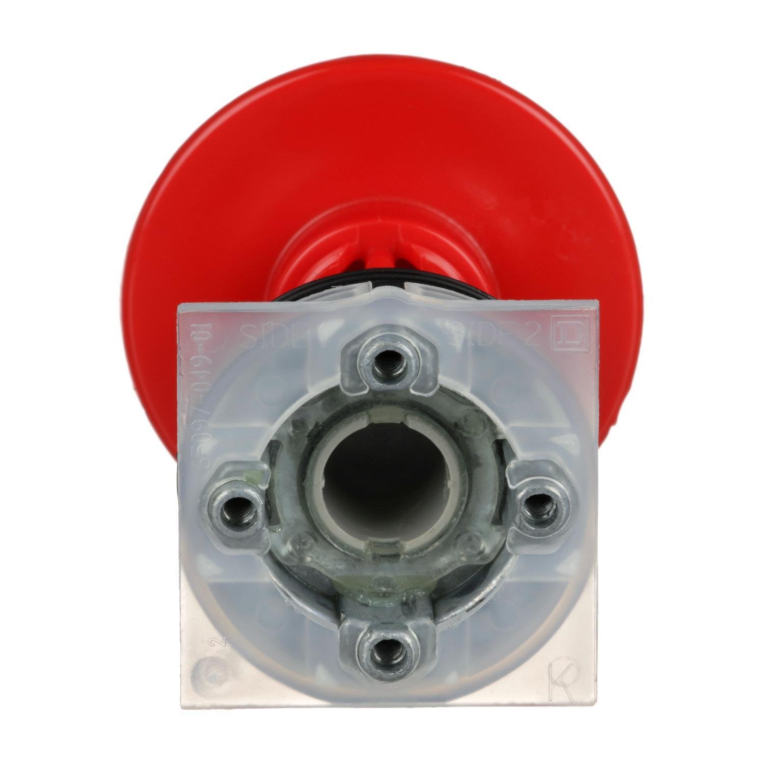 Picture of 9001KR5R - 30mm Push Button, Type K, mushroom button operator, 2.25 inch diameter, plastic red cap
