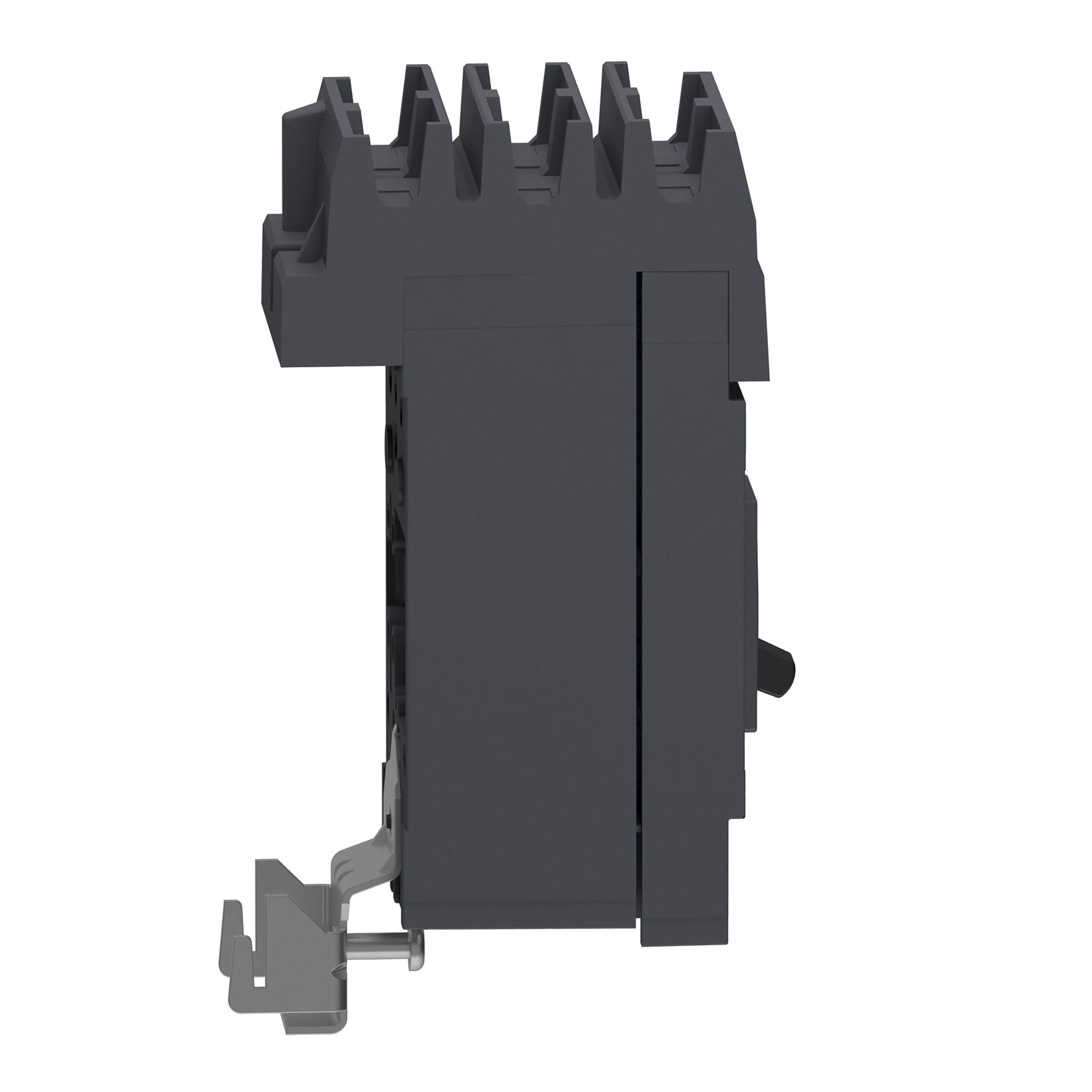 Picture of QGA221252 - Circuit breaker, PowerPacT Q, 125A, 2 pole, 240VAC, 65kA, I-Line, thermal magnetic, 80%, AC