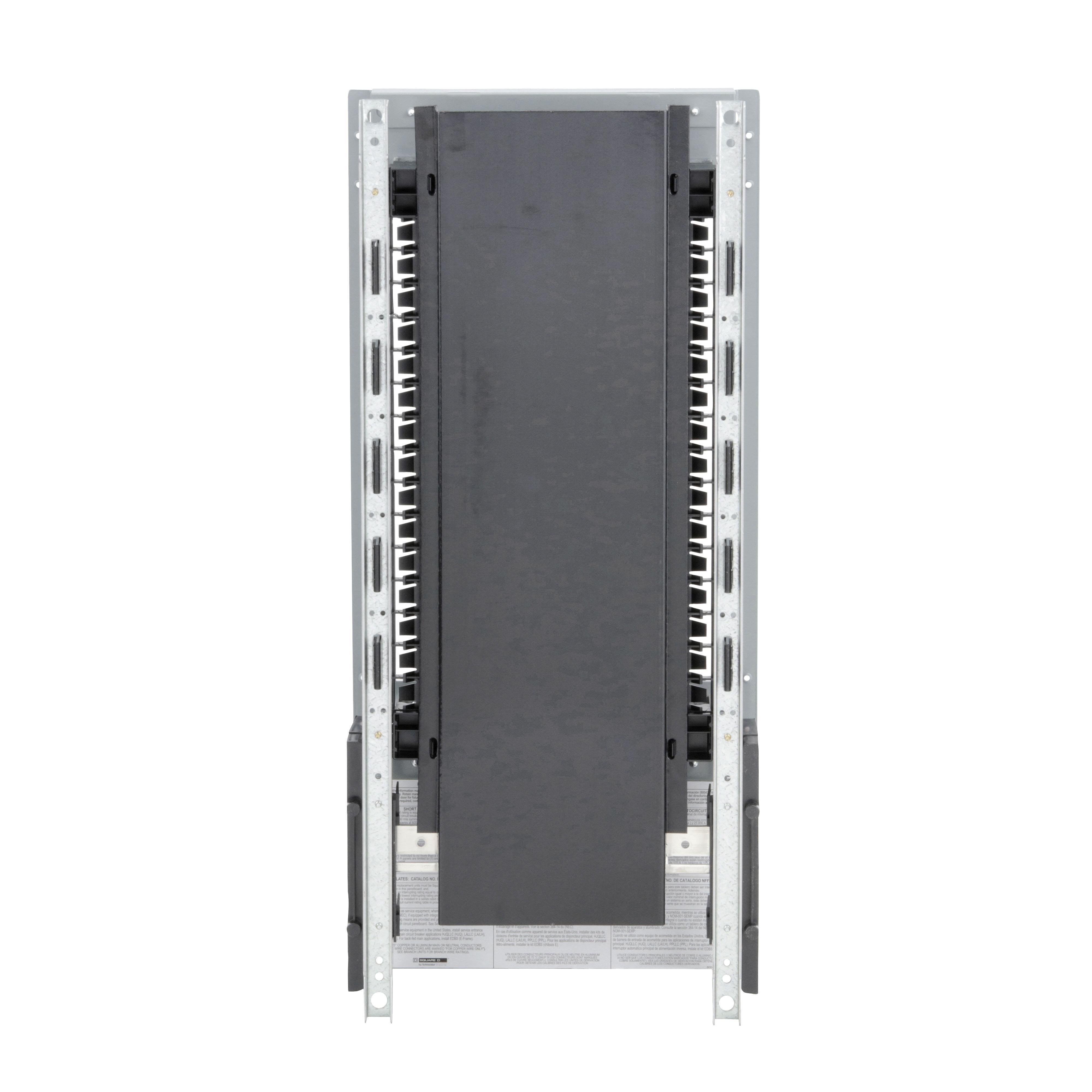 Picture of NF430L1C - Panelboard interior, NF, main lugs, 125A, Cu bus, 30 pole spaces, 3 phase, 4 wire, 600Y/347VAC max
