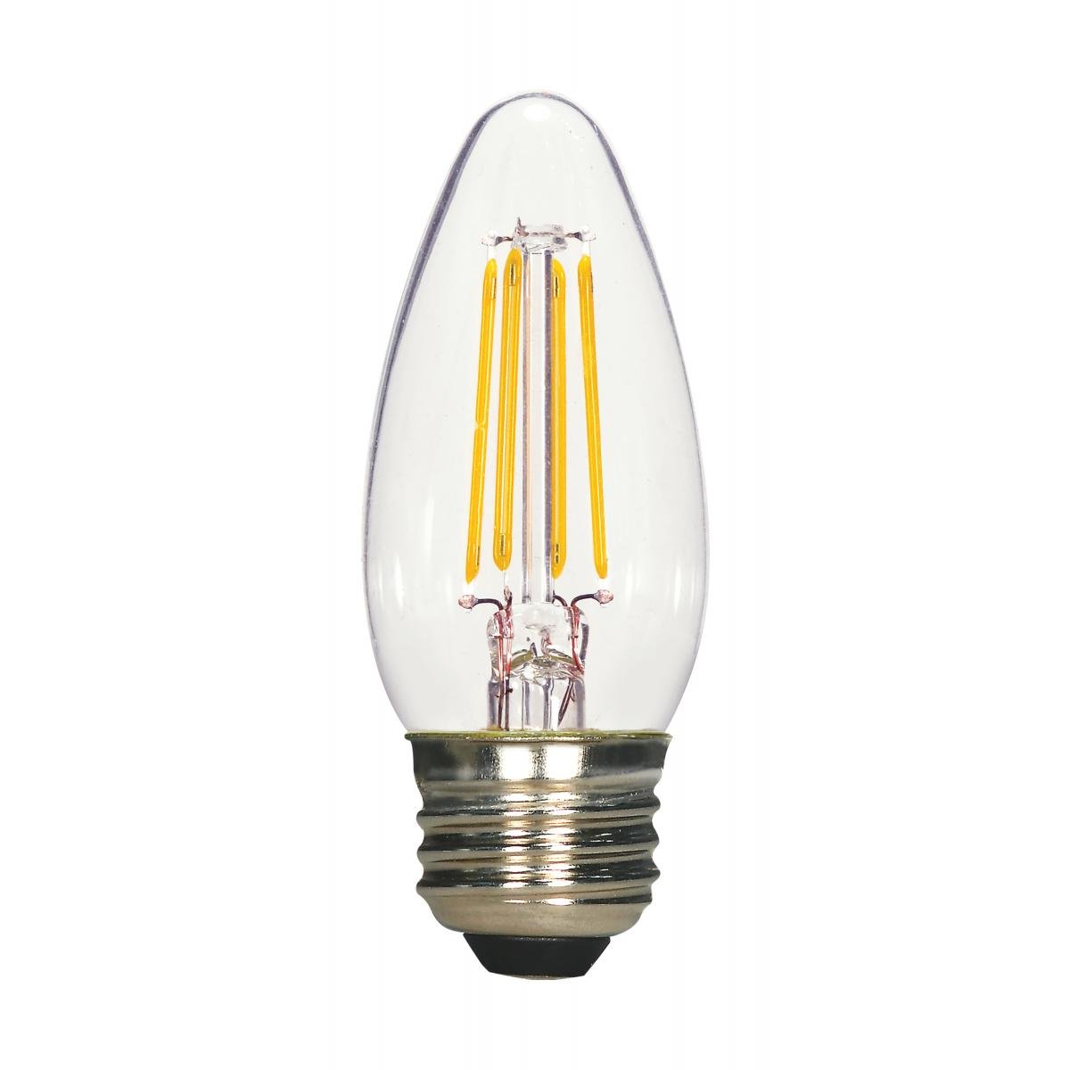 S21730 - 4.5 Watt B11 LED - Clear - Medium base - 5000K - 120 Volt - 2-Card