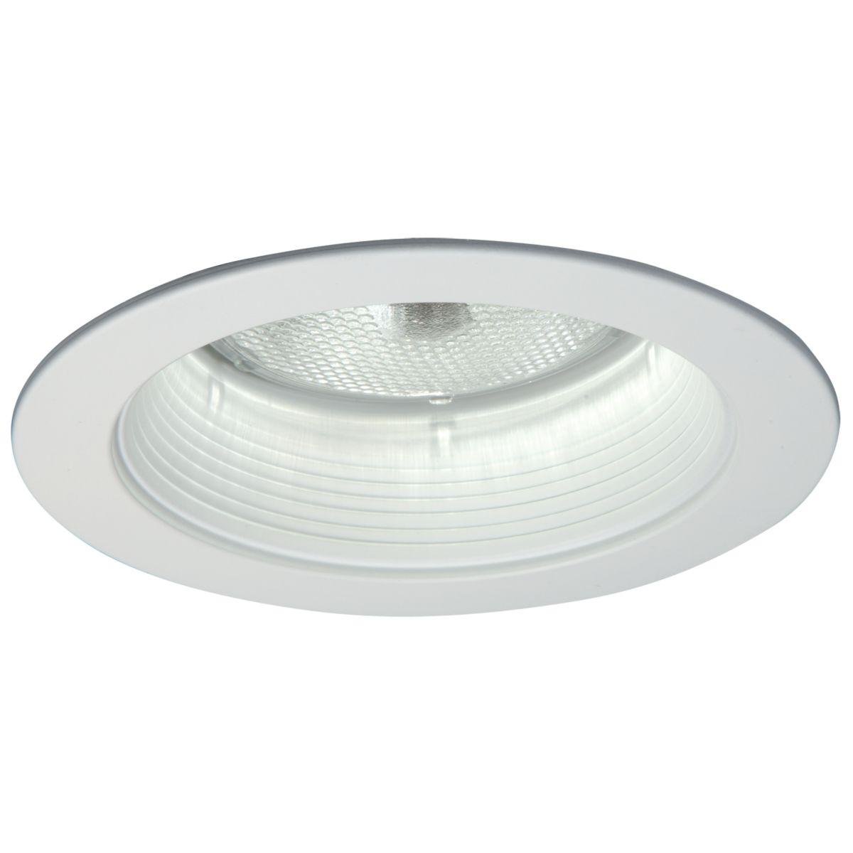 Picture of 5014P - 5" Trim Shallow Metal Baffle White Trim with White Baffle