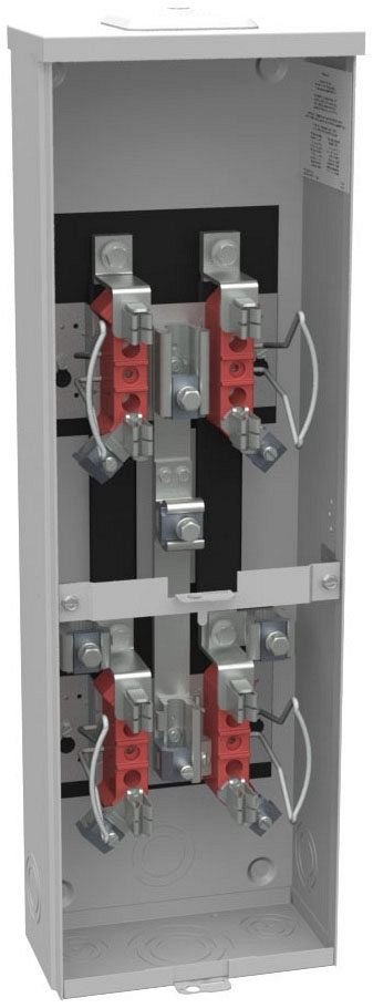 U2692-XL - 4 Terminal Ringless Small Closing Plate 2 Position 100 Ampere Vert