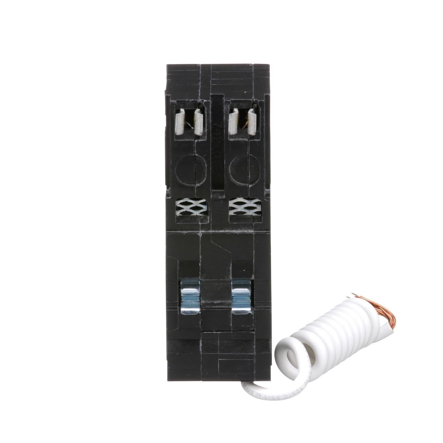 Picture of QO230GFI - [TAA] Mini circuit breaker, QO, 30A, 2 pole, 120/240VAC, 10kA, plug in, 6mA grd fault A, pigtail