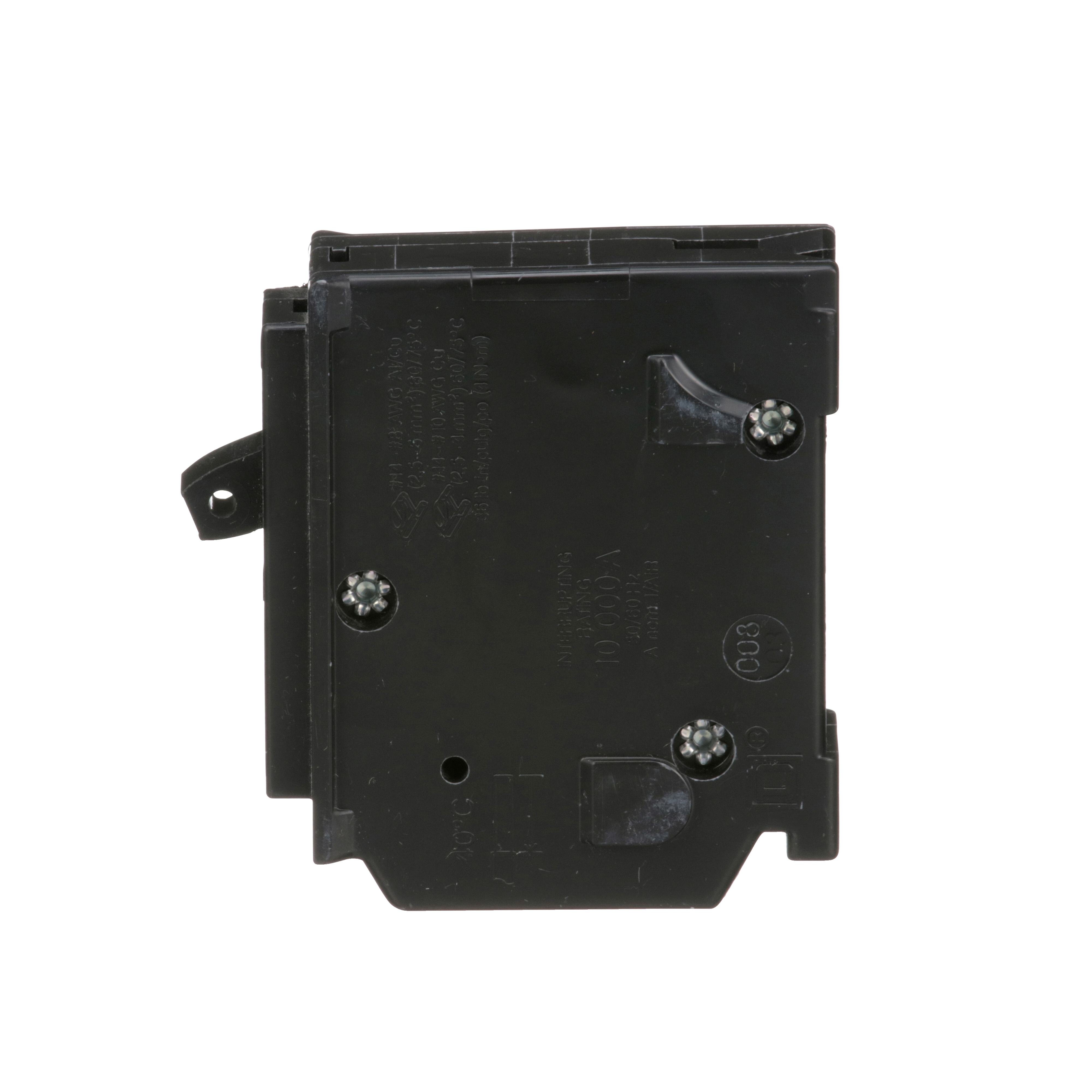 Picture of HOM130 - Mini circuit breaker, Homeline, 30A, 1 pole, 120/240VAC, 10kA AIR, standard type, plug in, UL