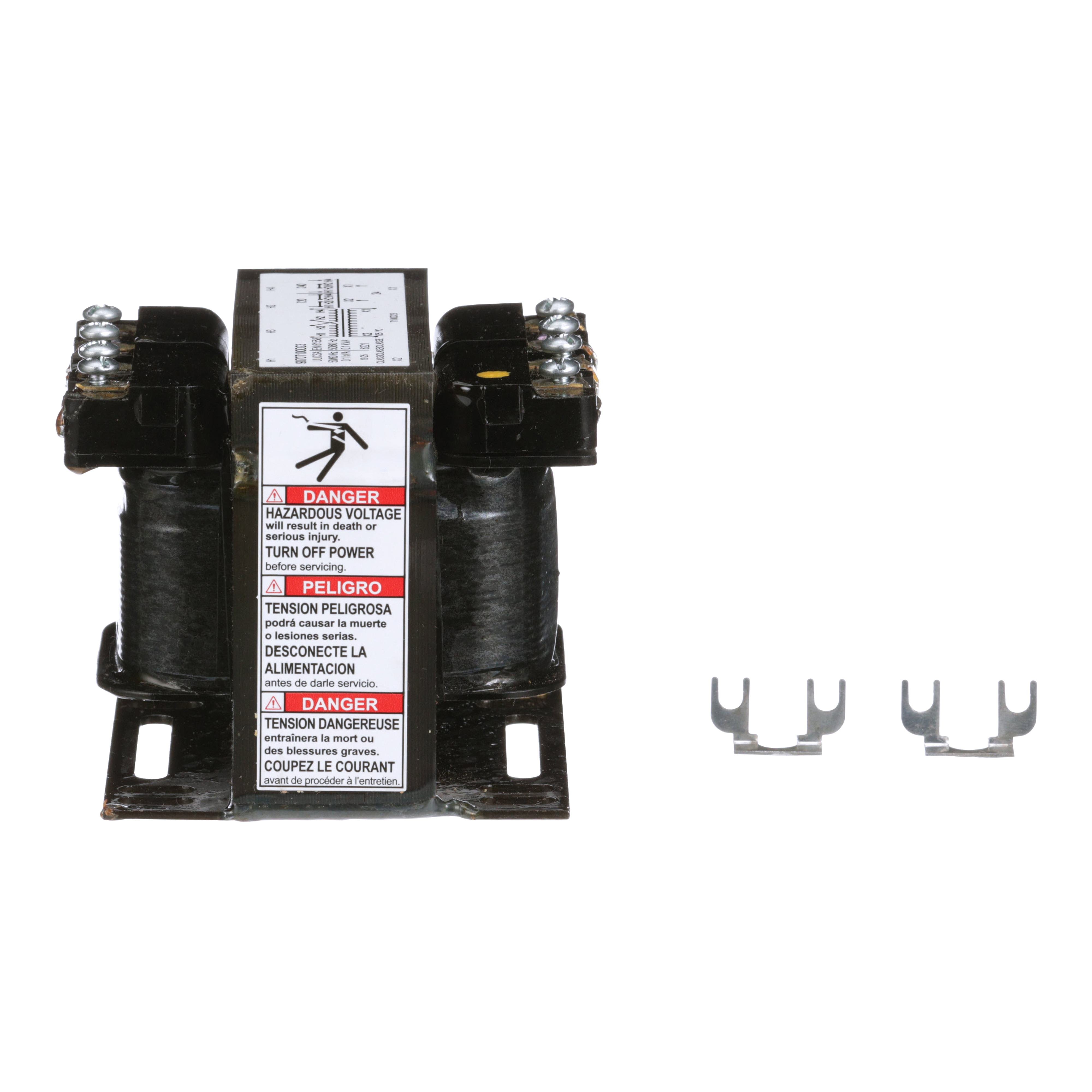 Picture of 9070T100D23 - Transformer, Type T, industrial control, 100VA, 1 phase, 120x240V primary, 24V secondary, 55C rise