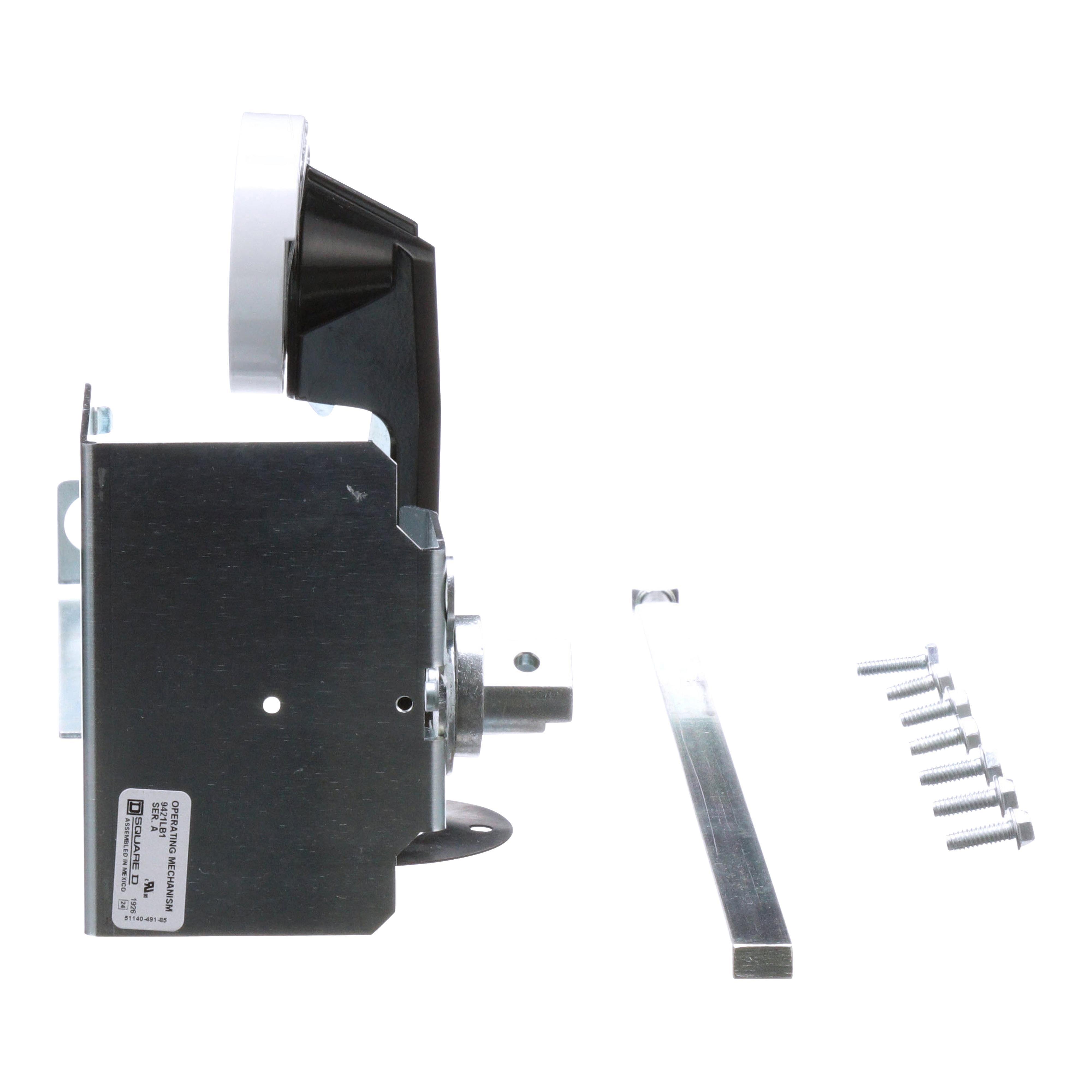 Picture of 9421LB4 - Circuit breaker accessory, PowerPacT B, handle kit, rotary, 6 inch, 125A, operating mechanism, long shaft