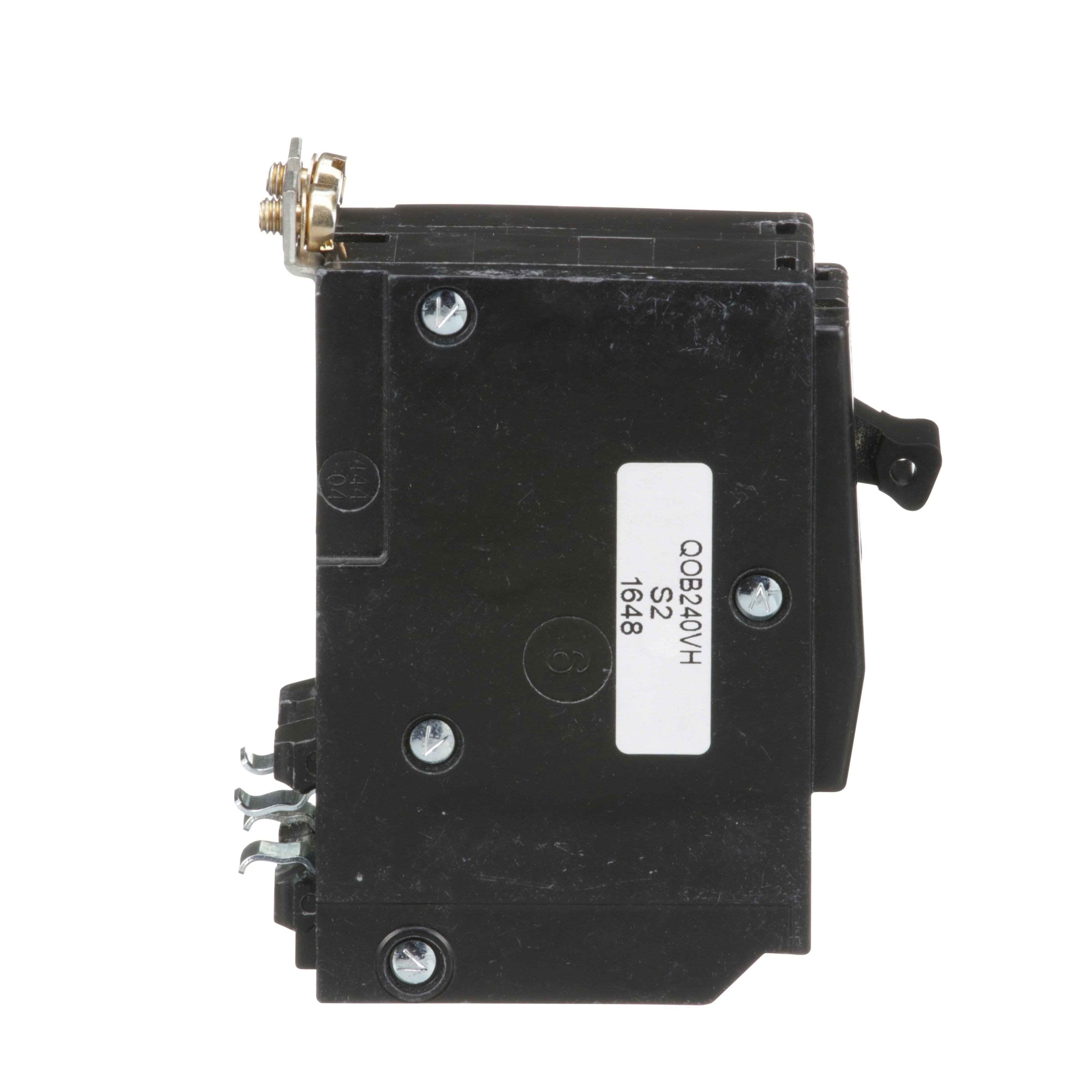 Picture of QOB240VH - Mini circuit breaker, QO, 40A, 2 pole, 120/240VAC, 22kA, bolt on