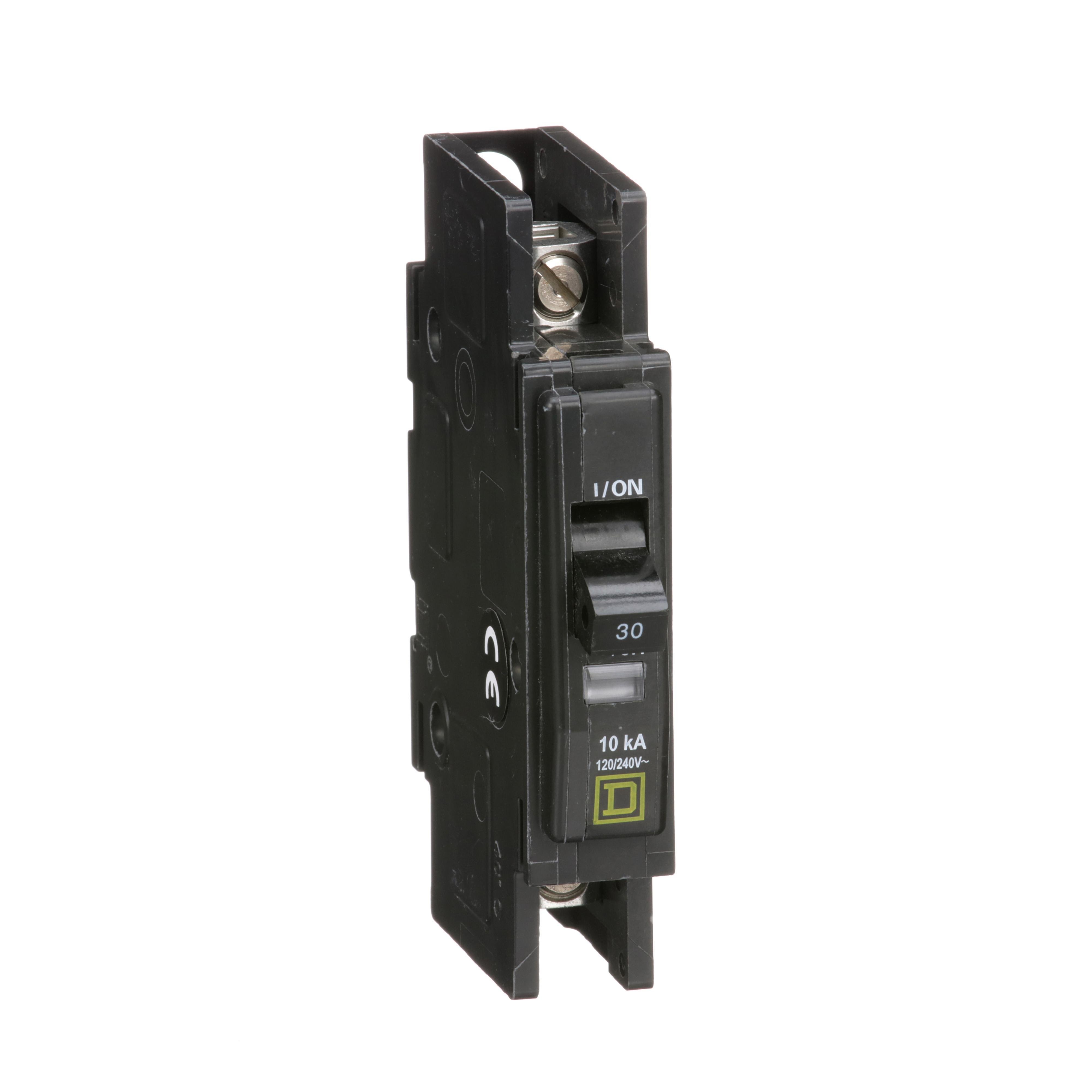 QOU130 - Mini circuit breaker, QOU, 30A, 1 pole, 120/240VAC, 10kA