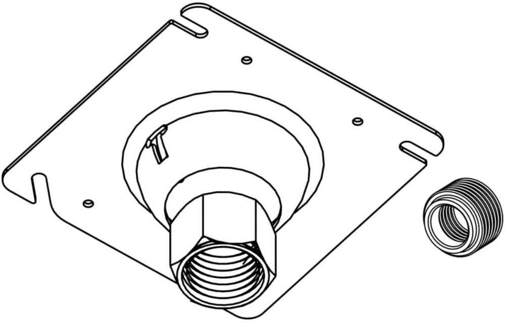 SCS-75 - 4" SQUARE SWIVEL-TYPE COVER