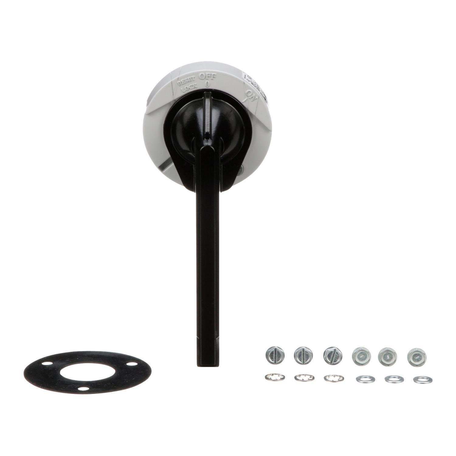 9421LH46 - Circuit breaker accessory, PowerPacT B/H/J/L, handle assembly, rotary, 6 inch, 125A to 300A, NEMA 3/4, painted