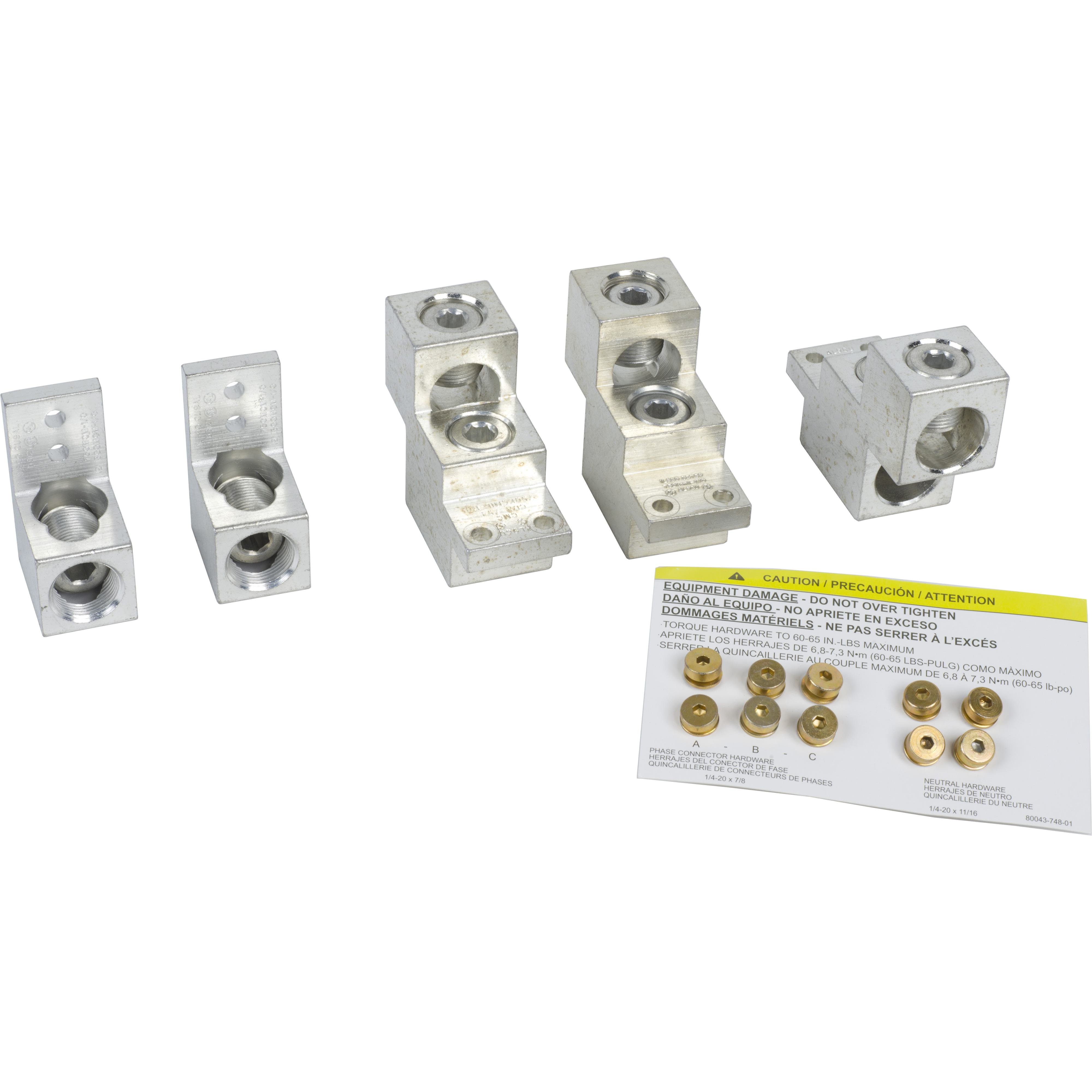 NQALM2 - Panelboard accessory, NQ, lug kit, mechanical, 225A, Al/Cu