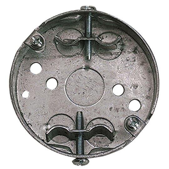 36125 D - 3-1/4" Round 3/4" D Non Metallic Cable Box