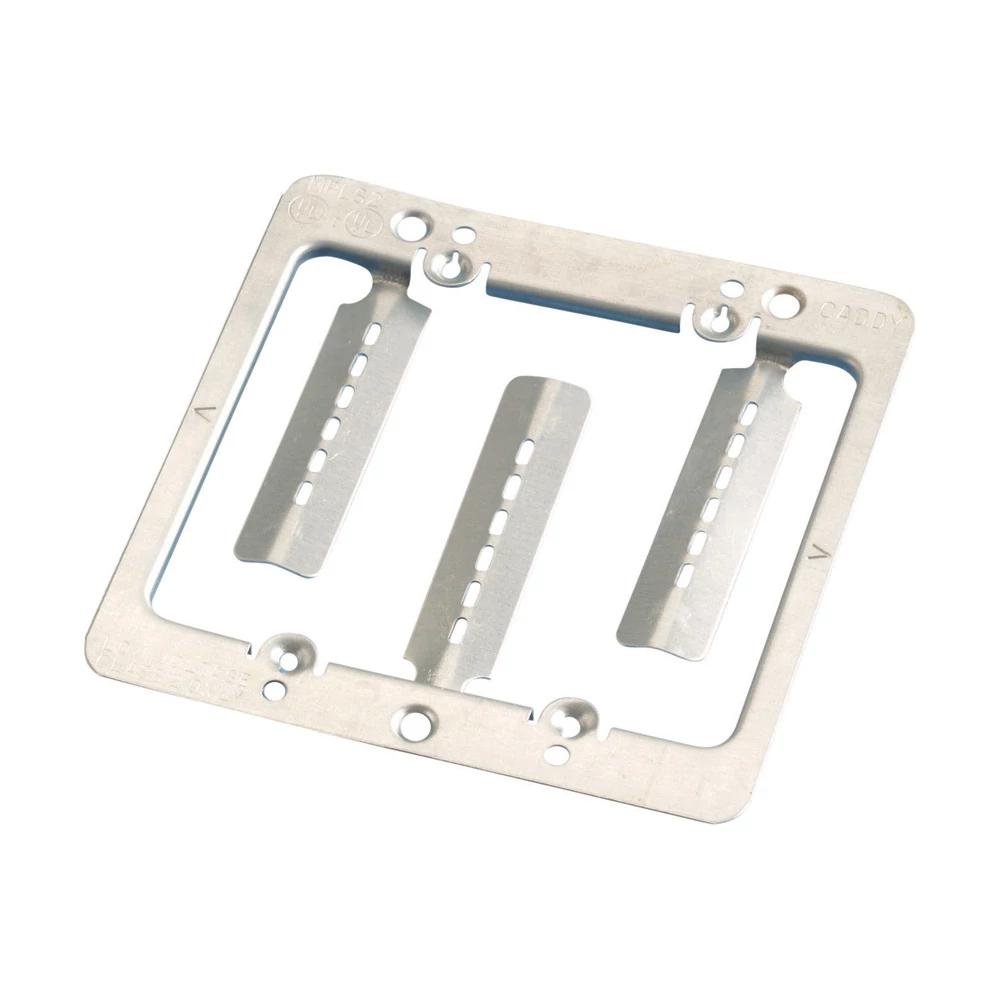 MPLS2 - Low Voltage Mounting Plate with Screws, 2 Gang