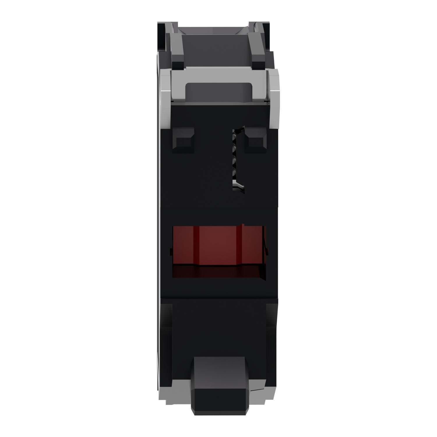 Picture of ZENL1121 - Harmony, 22mm Push Button, contact block, panel mount, 1 NC, screw clamp terminal