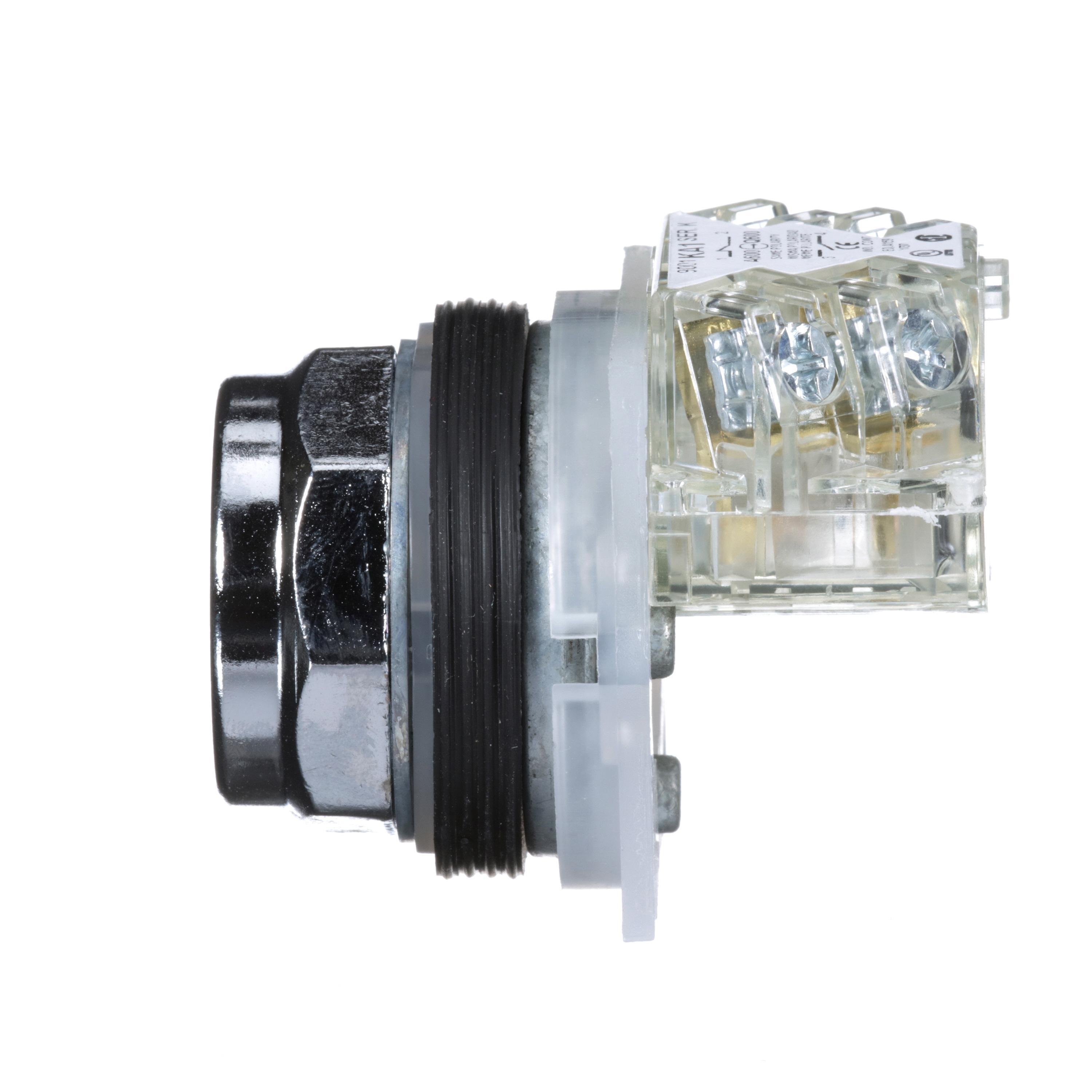 Picture of 9001KR1GH13 - 30mm Push Button, Type K, push button, full guard, green, 1 NO and 1 NC